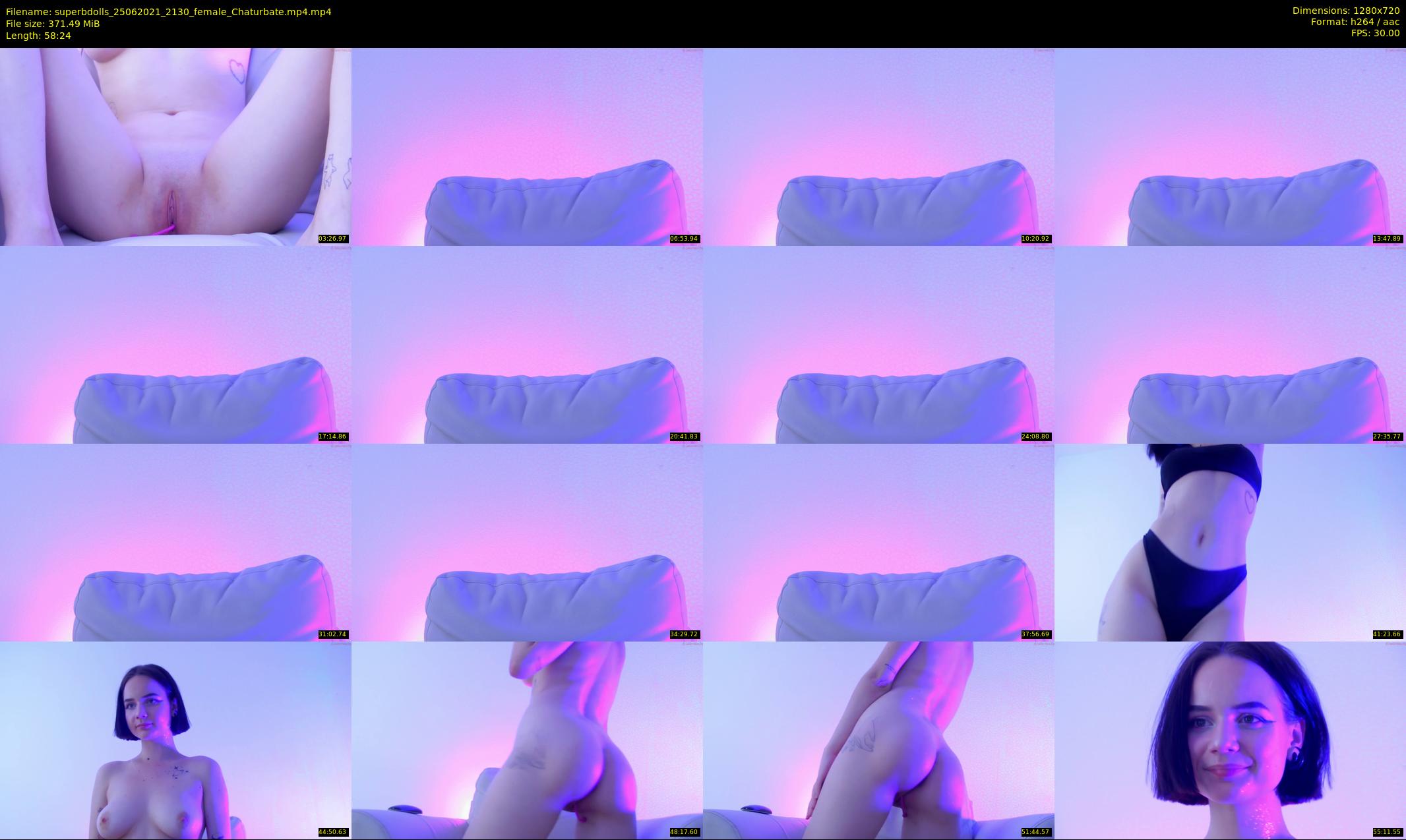 superbdolls — 59 minute Chaturbate couple cam show recording, 720p, Jun 25, 2021