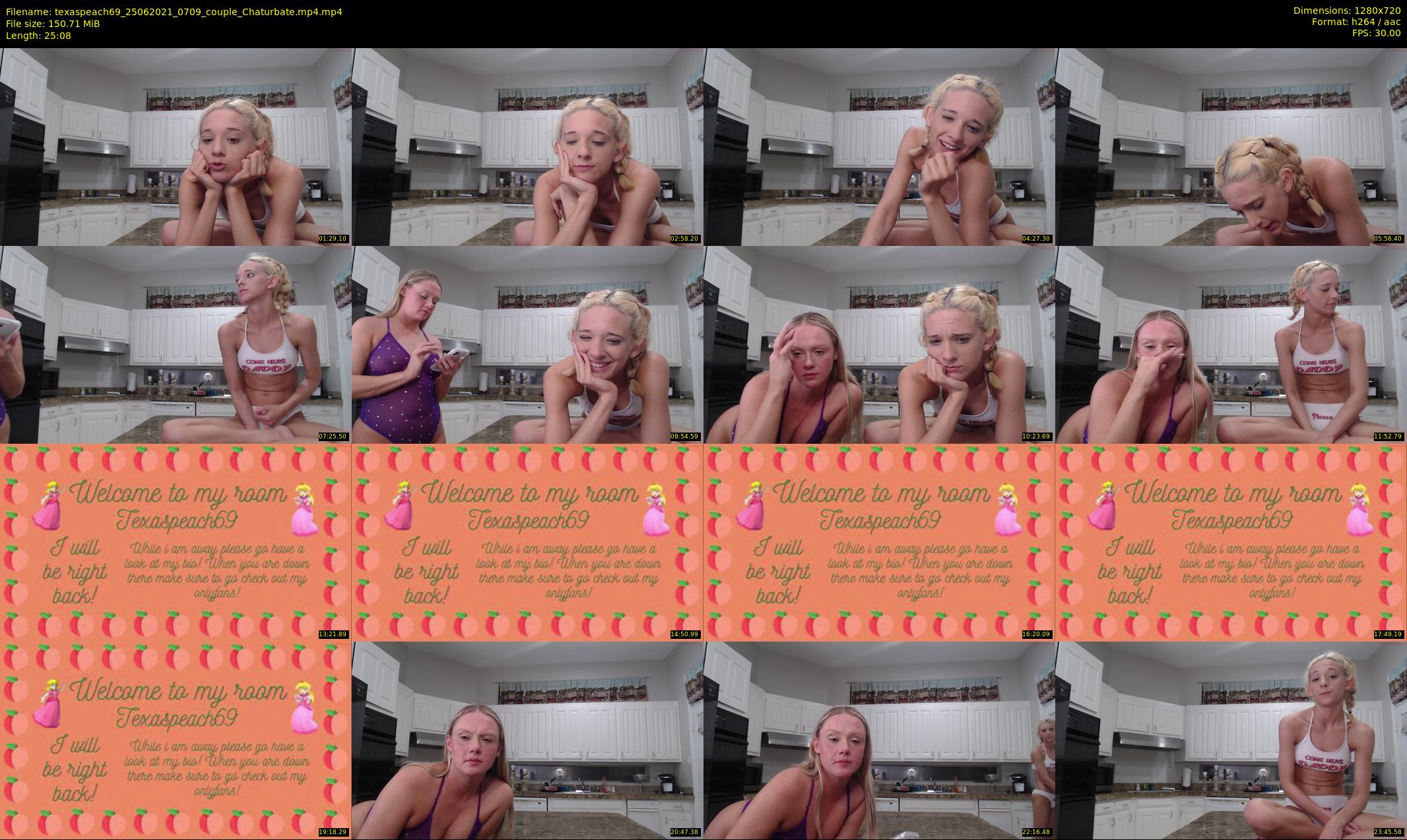 texaspeach69 — 26 minute Chaturbate female cam show recording, 720p, Jun 25, 2021
