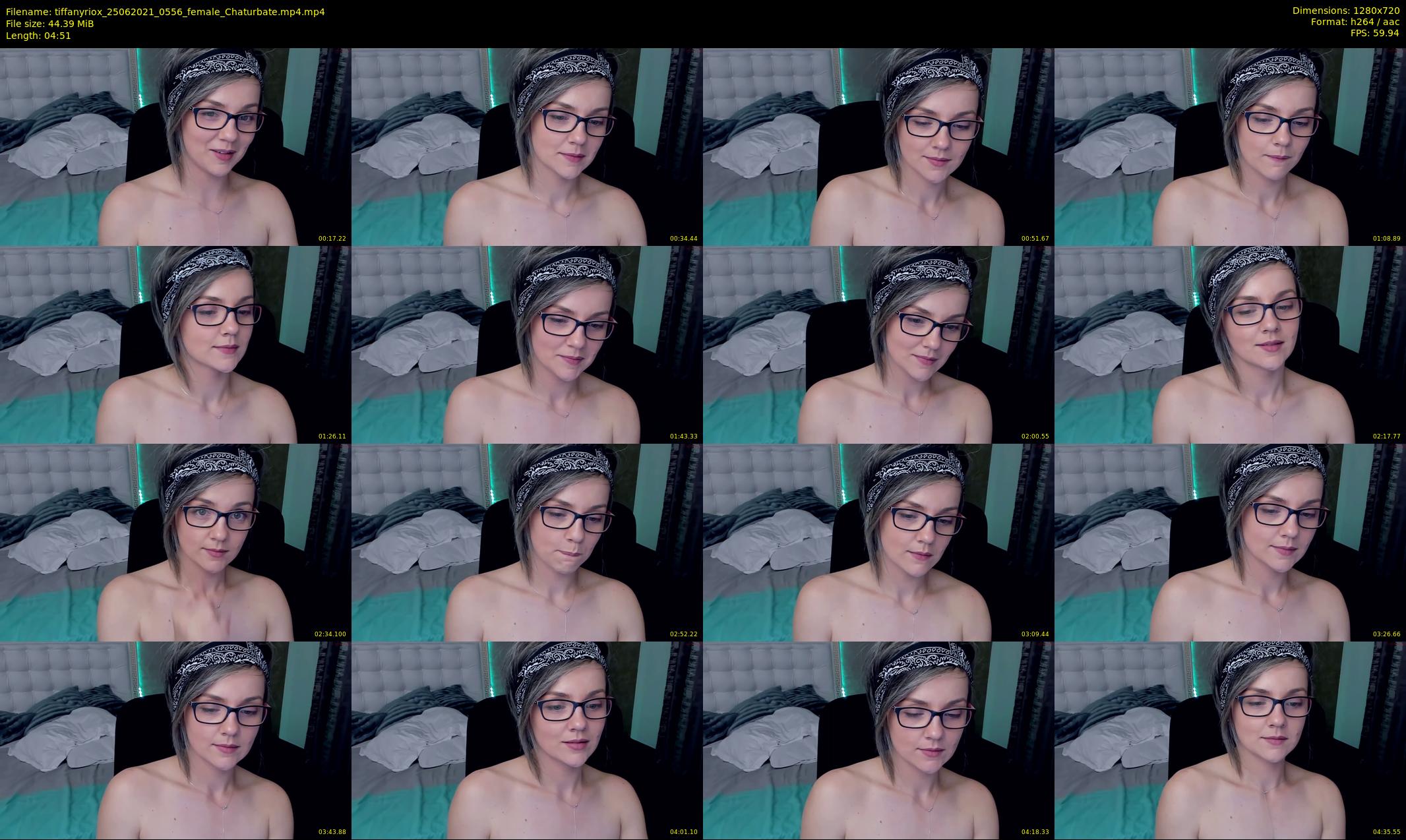tiffanyriox — 5 minute Chaturbate female cam show recording, 720p, Jun 25, 2021