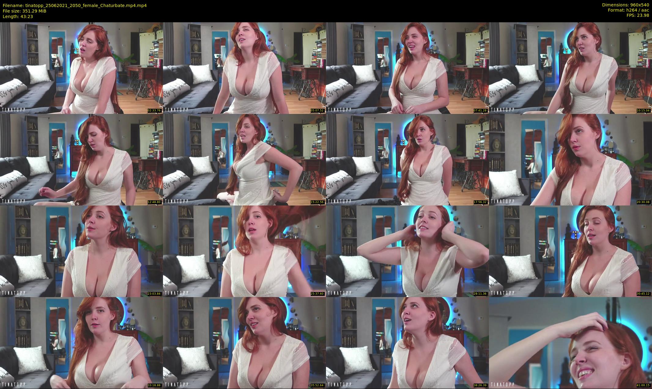 tinatopp — 44 minute Chaturbate female cam show recording, 480p, Jun 25, 2021