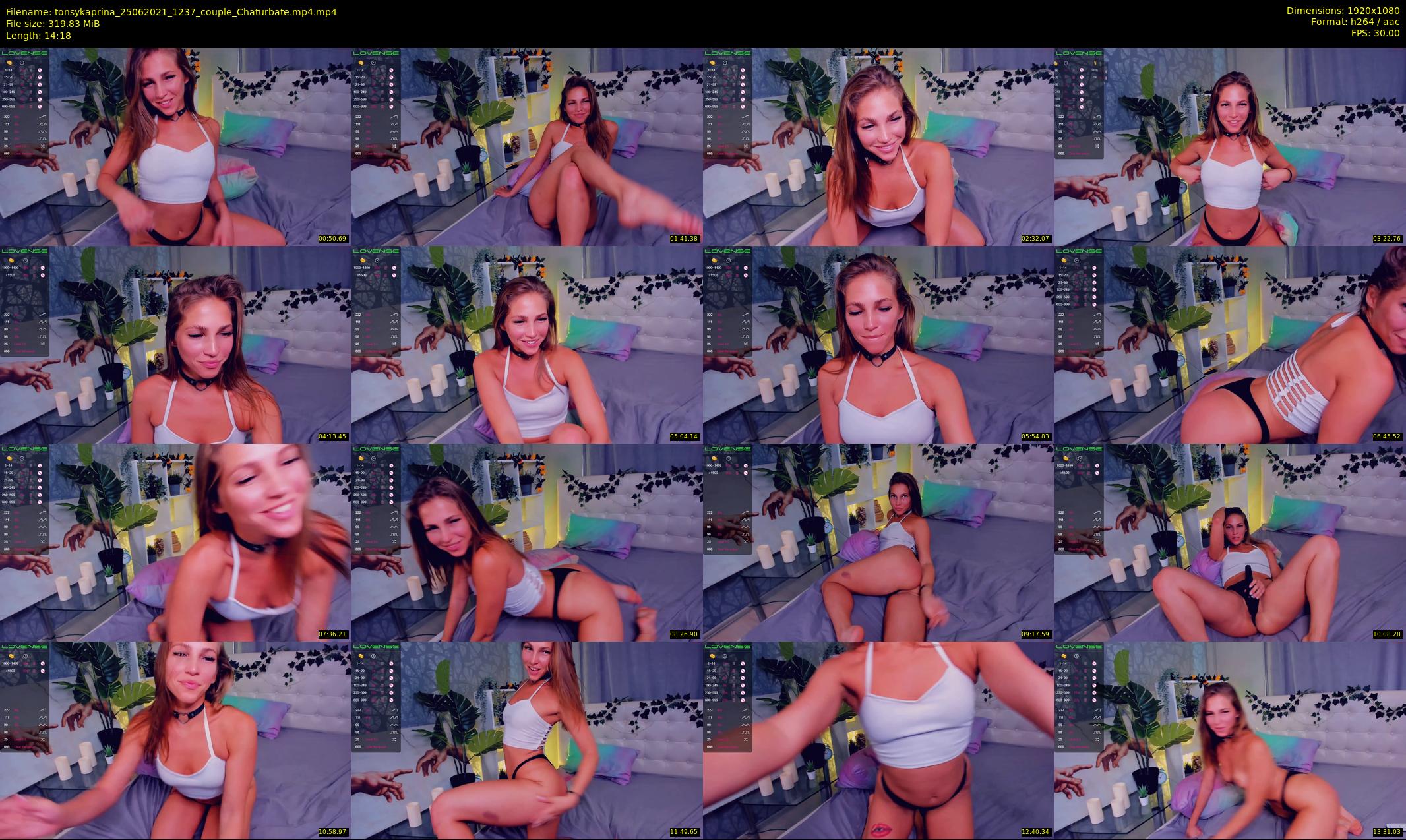 tonsykaprina — 15 minute Chaturbate couple cam show recording, 1080p, Jun 25, 2021