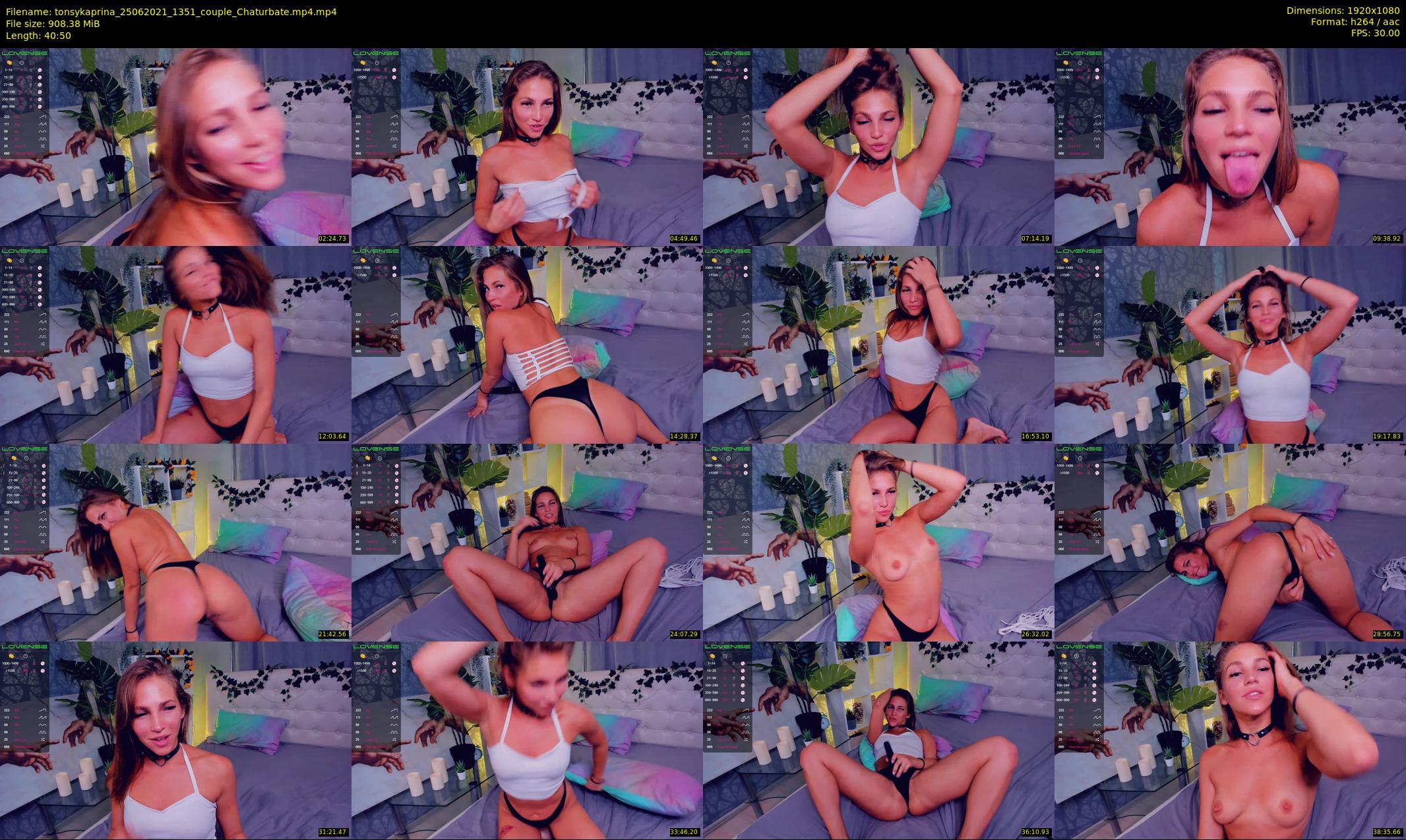 tonsykaprina — 41 minute Chaturbate couple cam show recording, 1080p, Jun 25, 2021