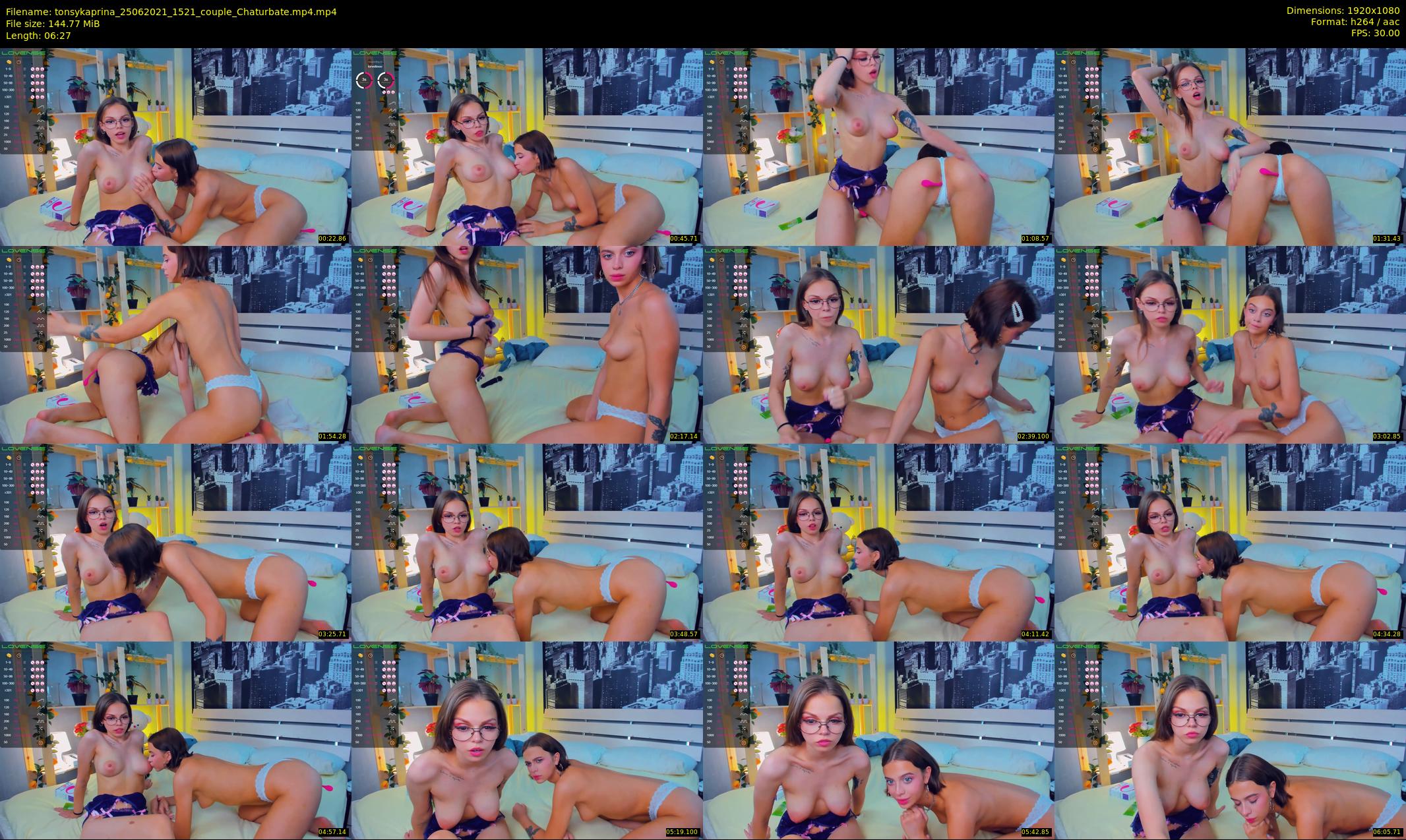 tonsykaprina — 7 minute Chaturbate couple cam show recording, 1080p, Jun 25, 2021
