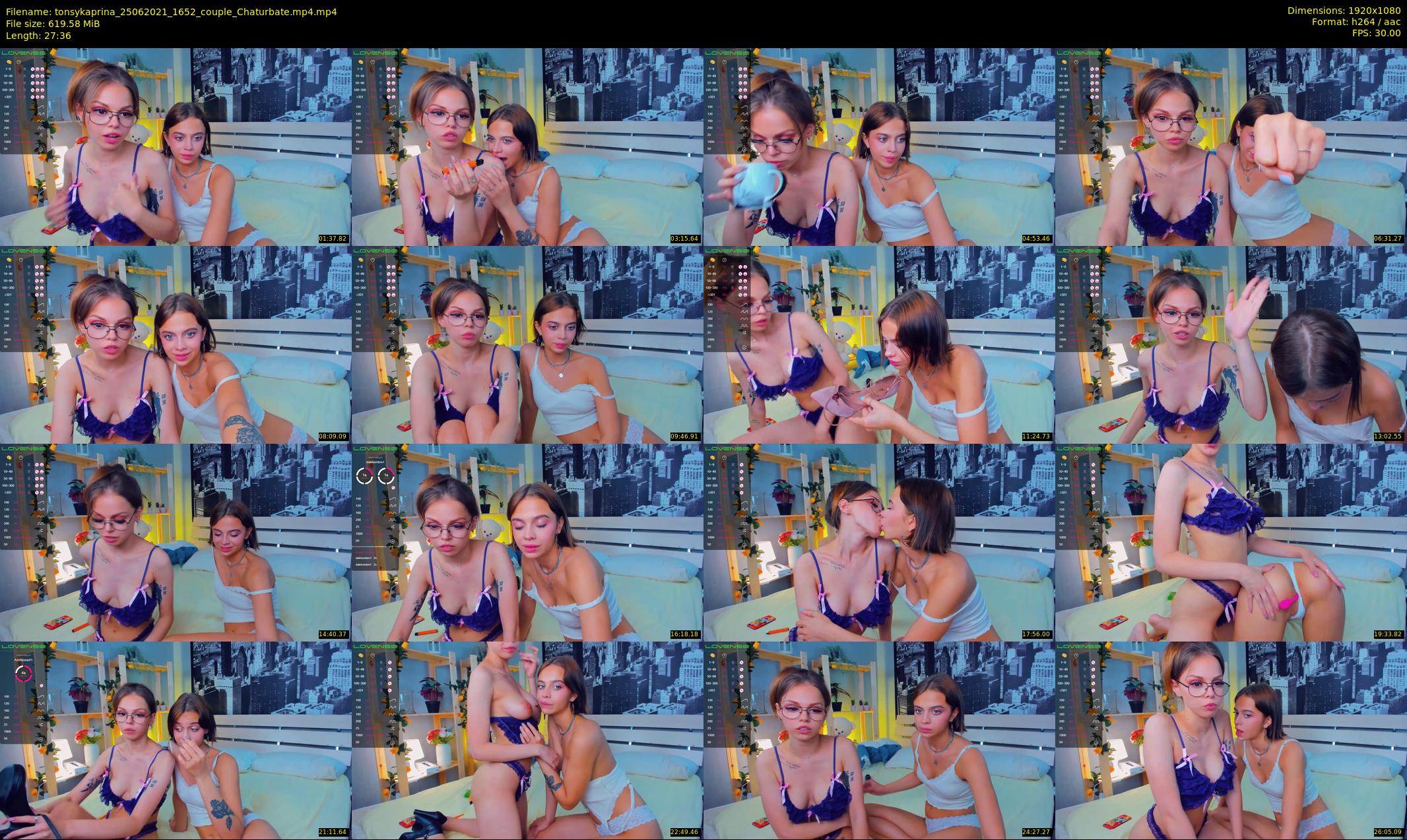 tonsykaprina — 28 minute Chaturbate couple cam show recording, 1080p, Jun 25, 2021