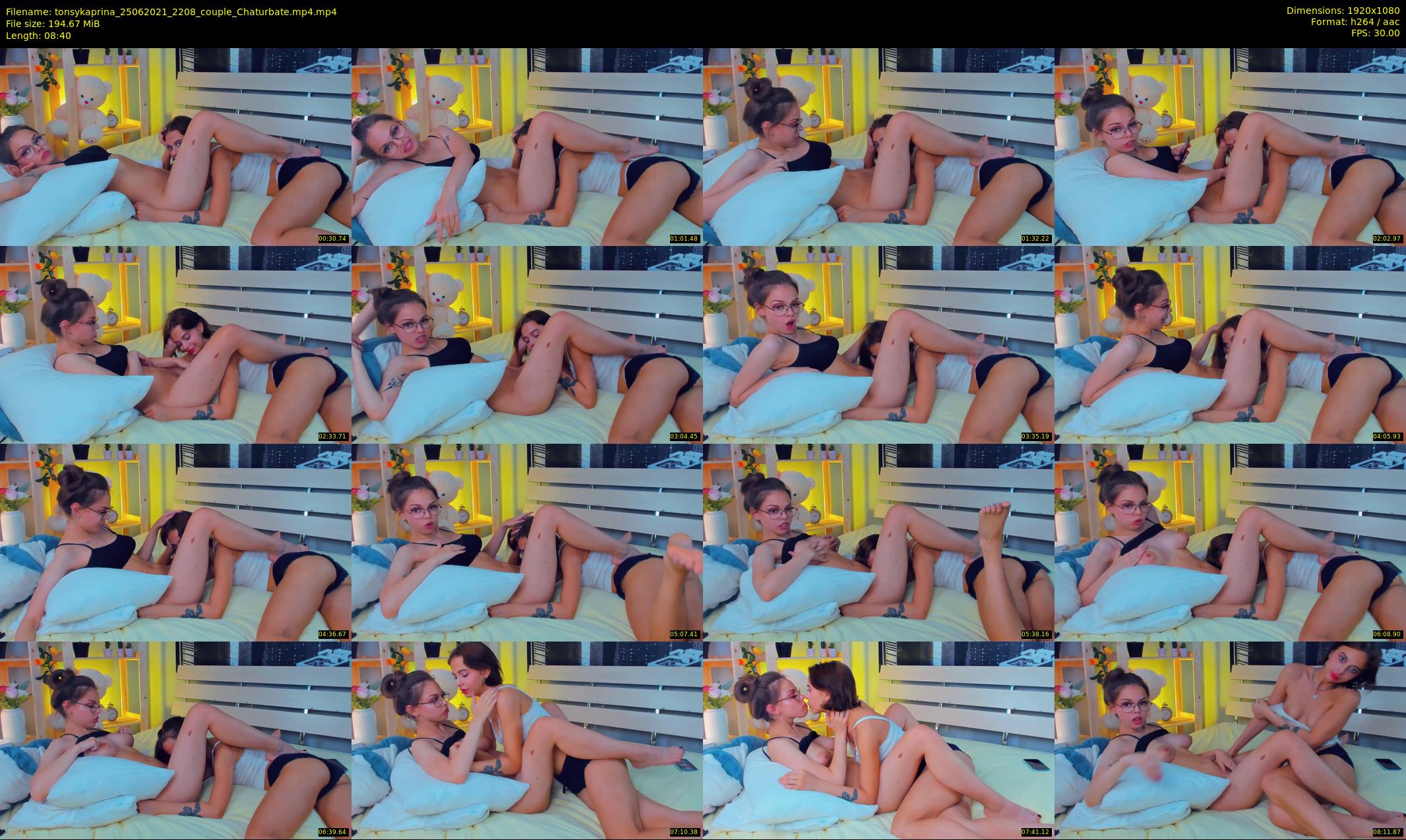 tonsykaprina — 9 minute Chaturbate couple cam show recording, 1080p, Jun 25, 2021
