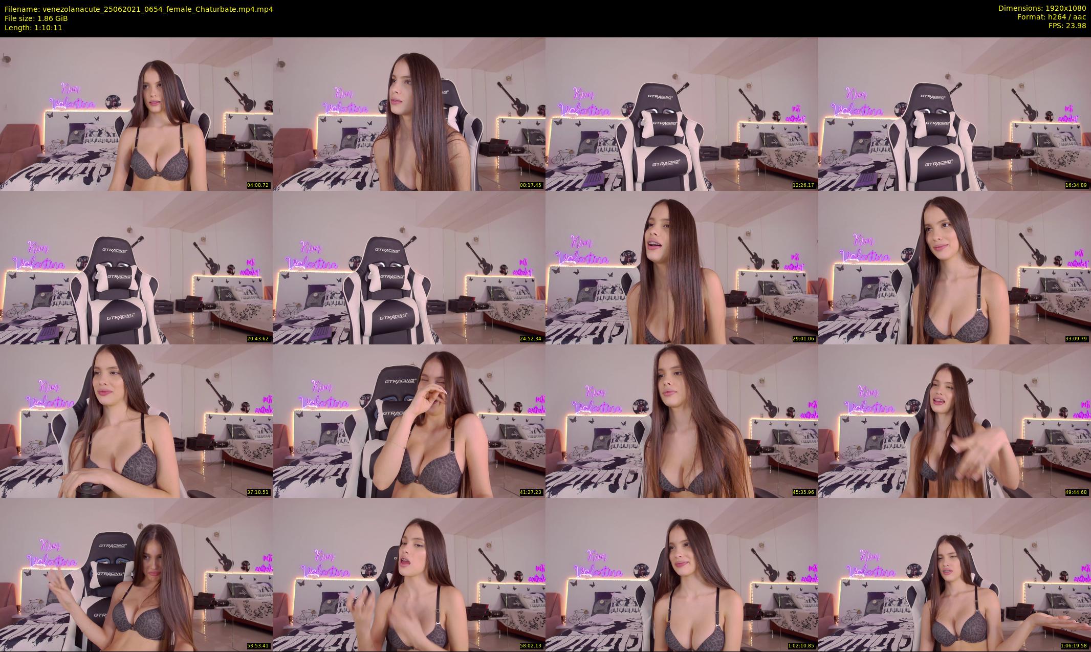 venezolanacute — 71 minute Chaturbate female cam show recording, 1080p, Jun 25, 2021
