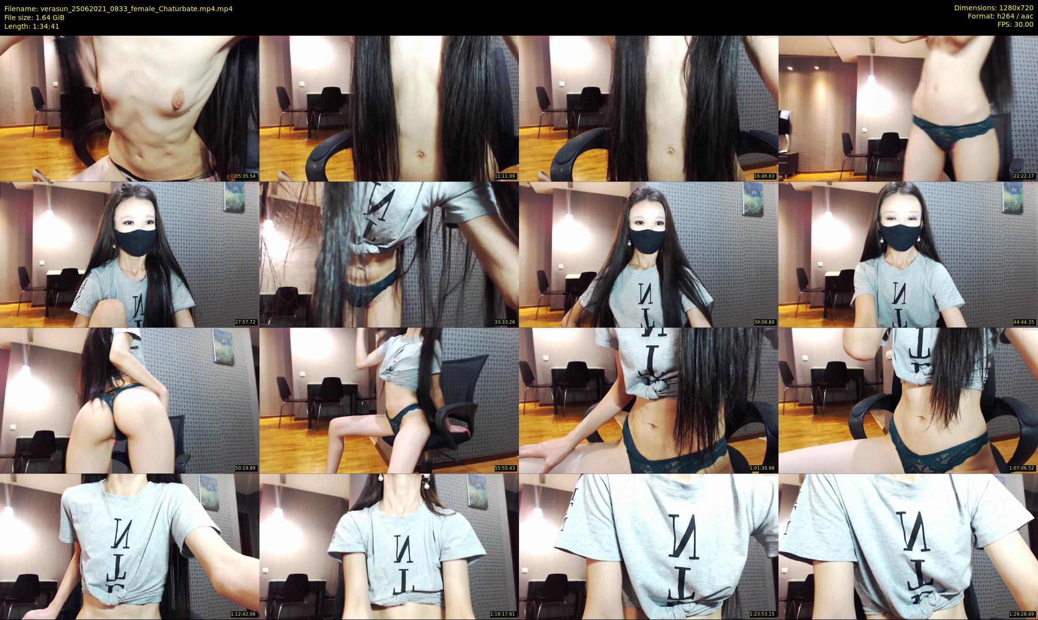 verasun — 95 minute Chaturbate female cam show recording, 720p, Jun 25, 2021