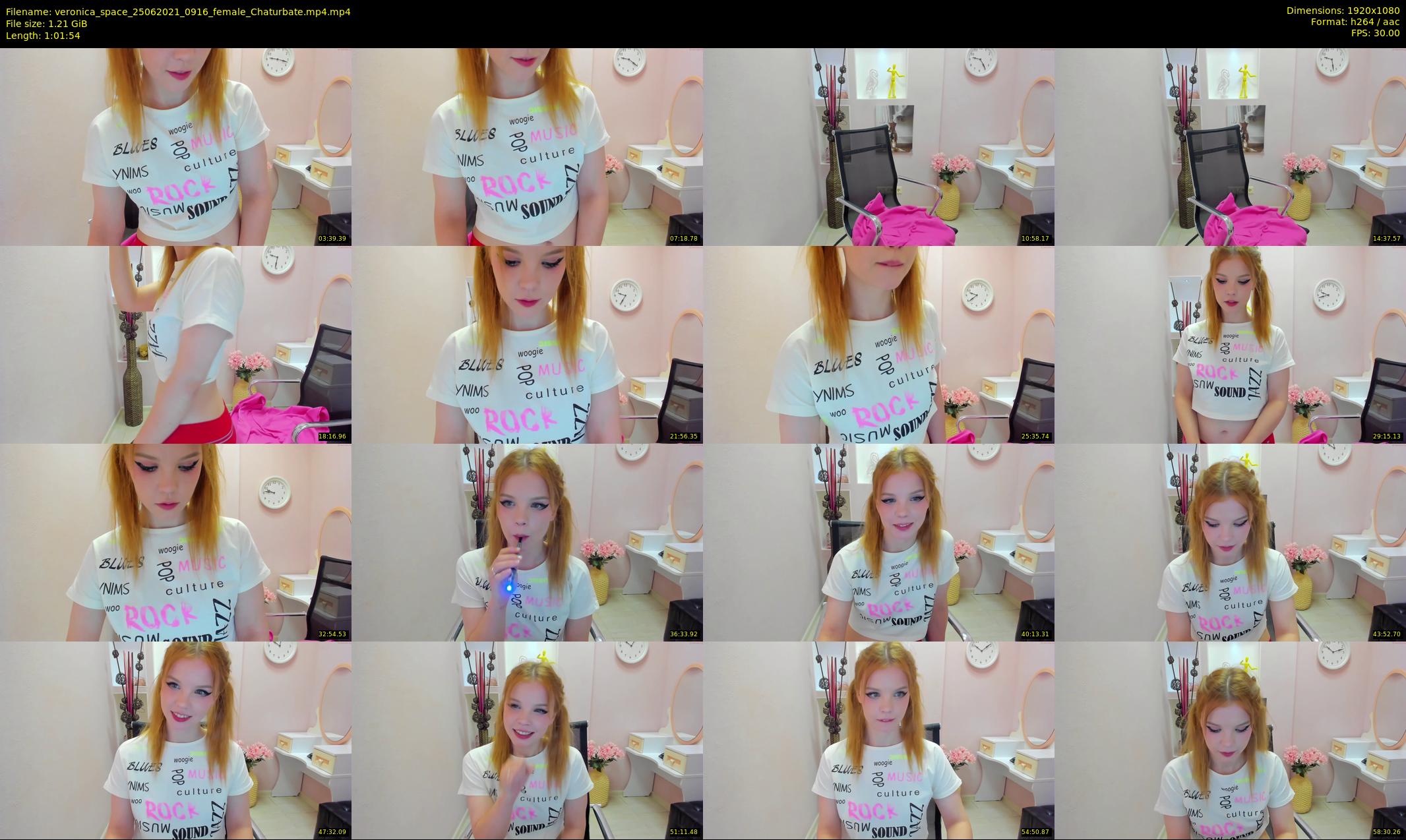 veronica_space — 62 minute Chaturbate female cam show recording, 1080p, Jun 25, 2021