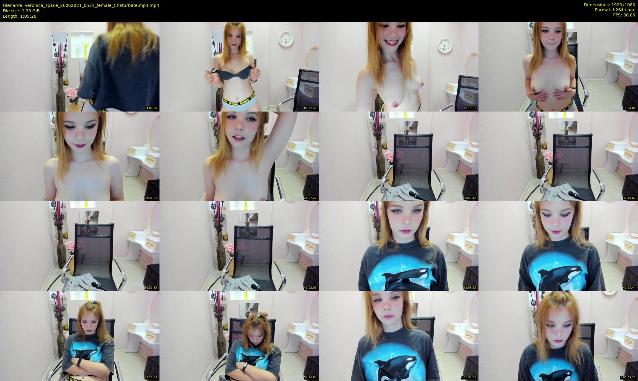 veronica_space — 70 minute Chaturbate female cam show recording, 1080p, Jun 26, 2021