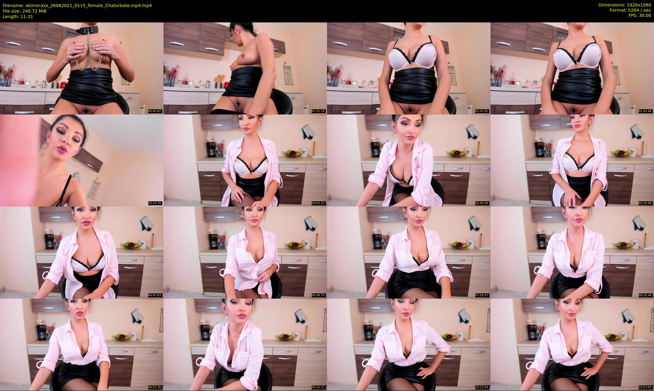 xkimoraxx — 12 minute Chaturbate female cam show recording, 1080p, Jun 26, 2021