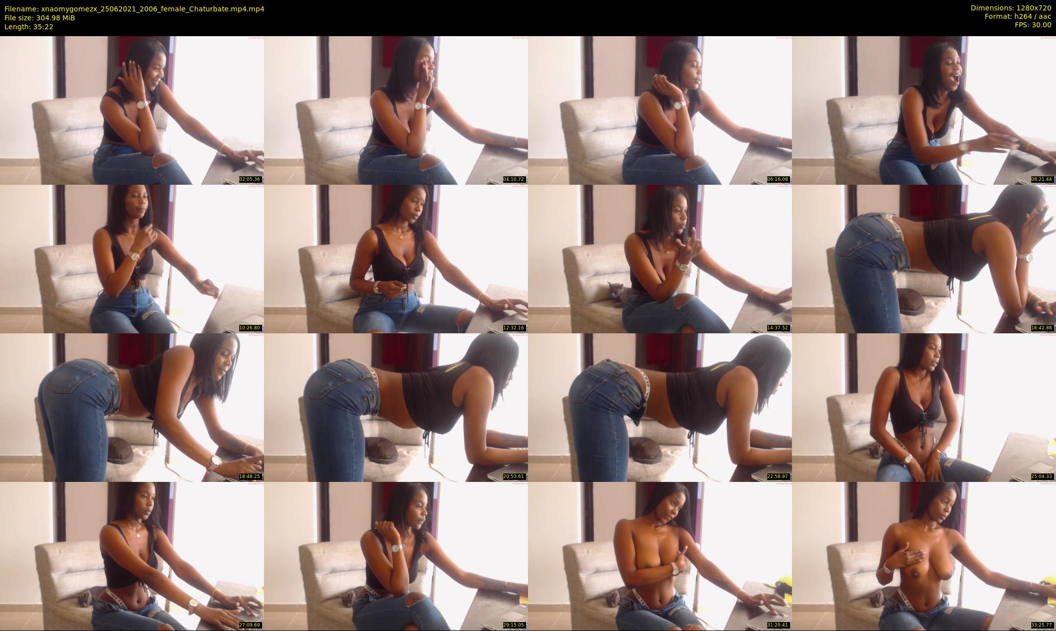 xnaomygomezx — 36 minute Chaturbate female cam show recording, 720p, Jun 25, 2021