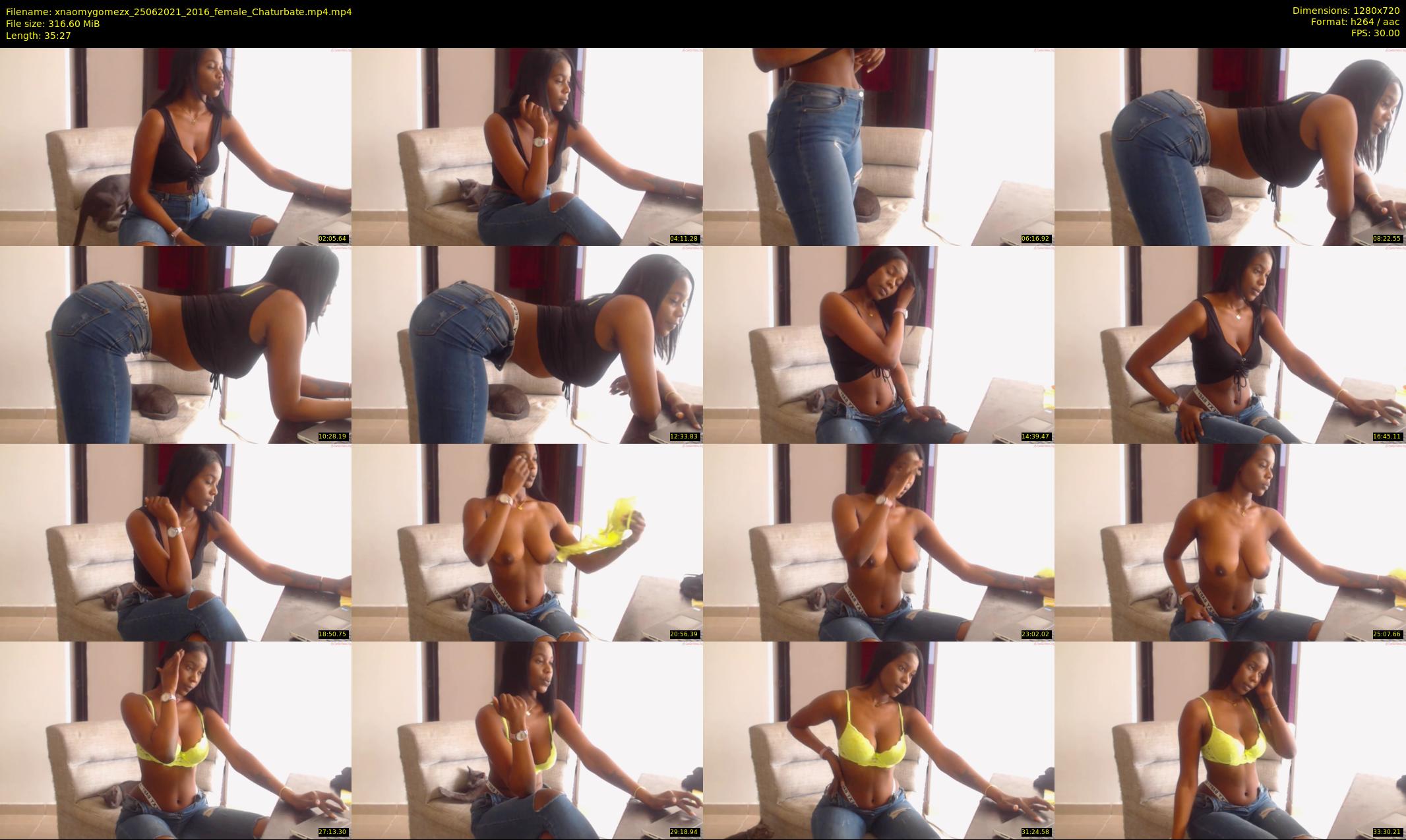 xnaomygomezx — 36 minute Chaturbate female cam show recording, 720p, Jun 25, 2021