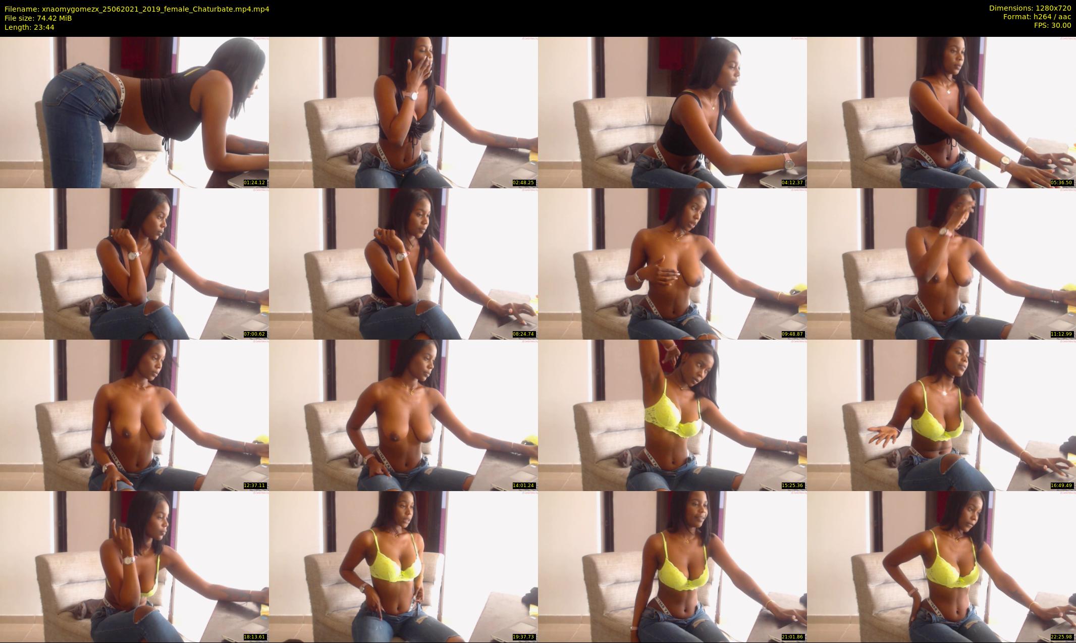 xnaomygomezx — 24 minute Chaturbate female cam show recording, 720p, Jun 25, 2021