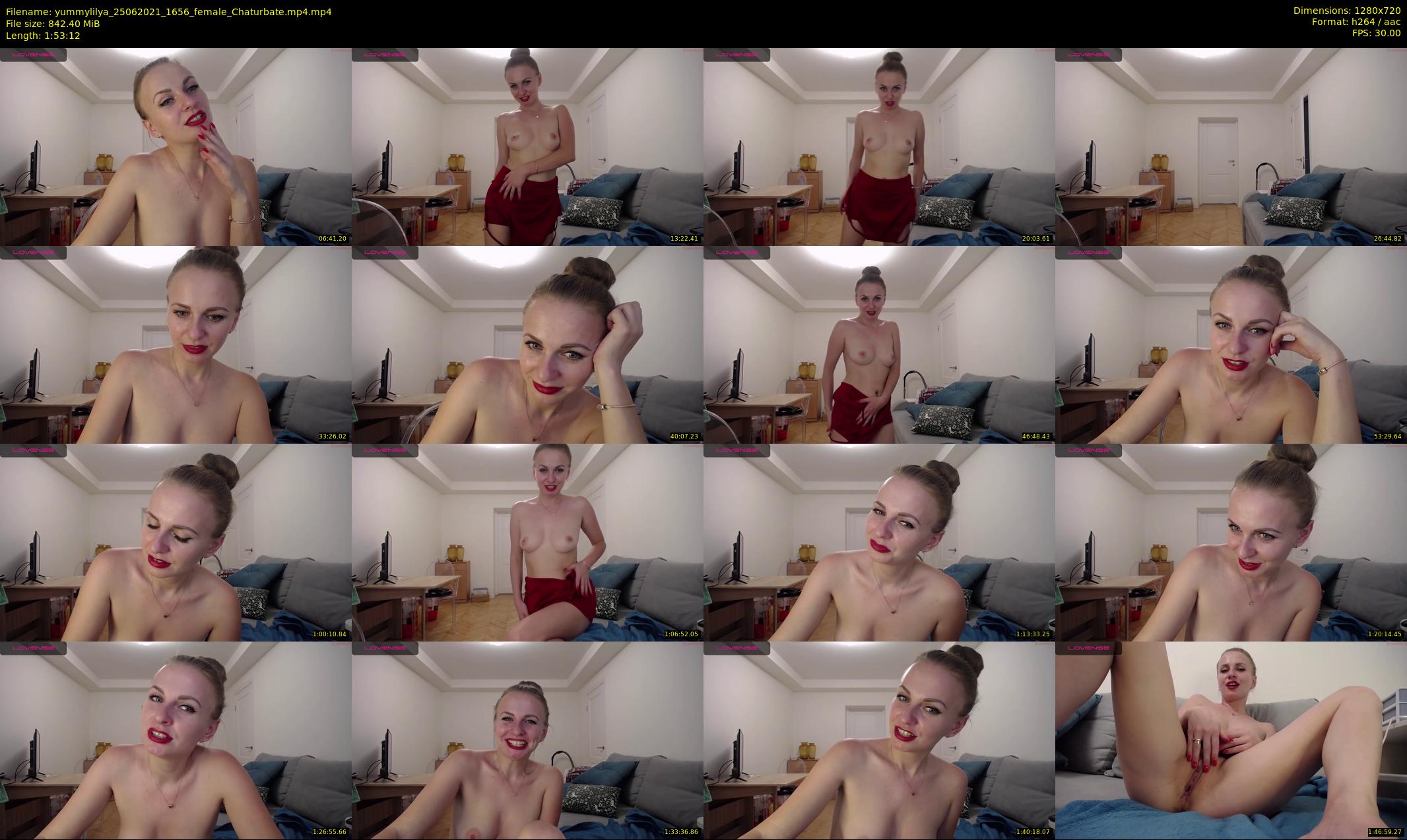 yummylilya — 114 minute Chaturbate female cam show recording, 720p, Jun 25, 2021