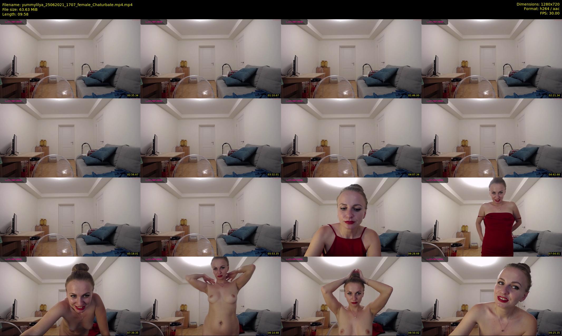 yummylilya — 10 minute Chaturbate female cam show recording, 720p, Jun 25, 2021