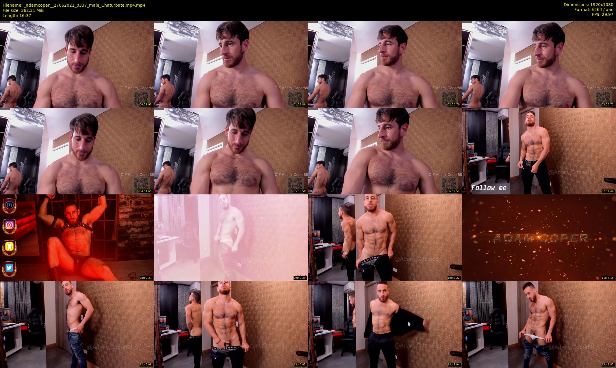 _adamcoper_ — 17 minute Chaturbate male cam show recording, 1080p, Jun 27, 2021