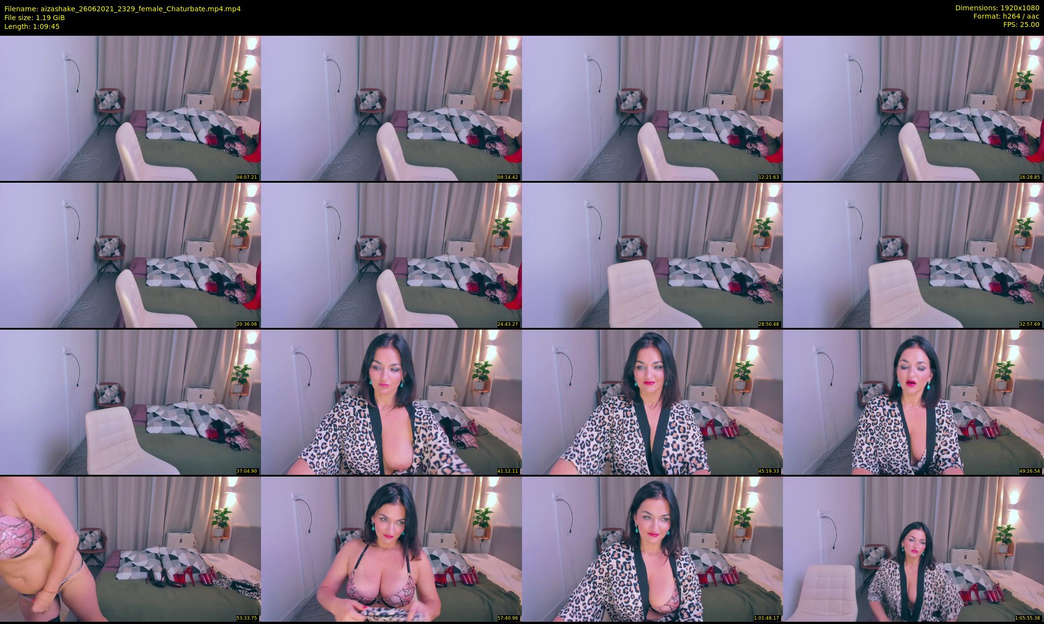 aizashake — 70 minute Chaturbate female cam show recording, 1080p, Jun 26, 2021