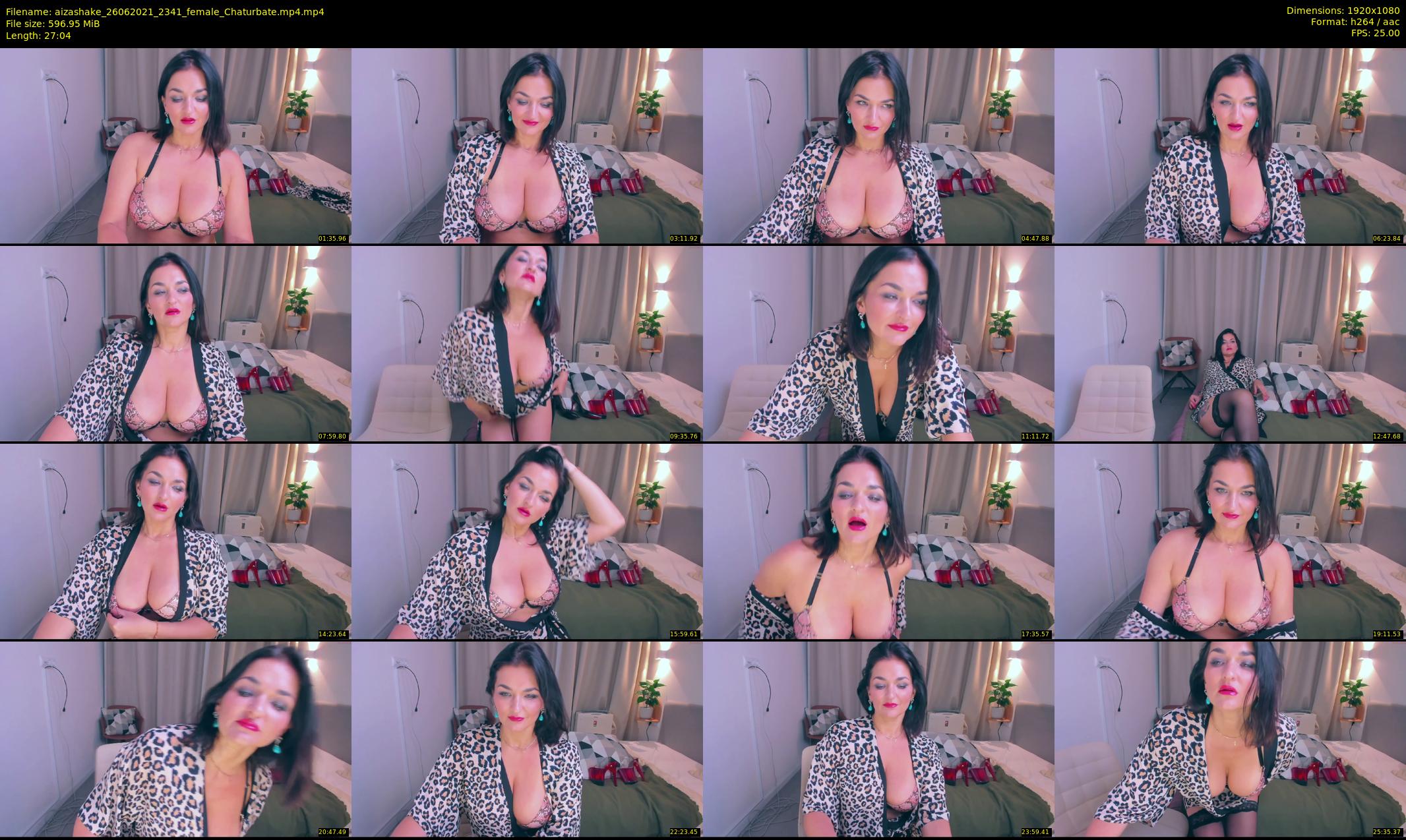 aizashake — 28 minute Chaturbate female cam show recording, 1080p, Jun 26, 2021