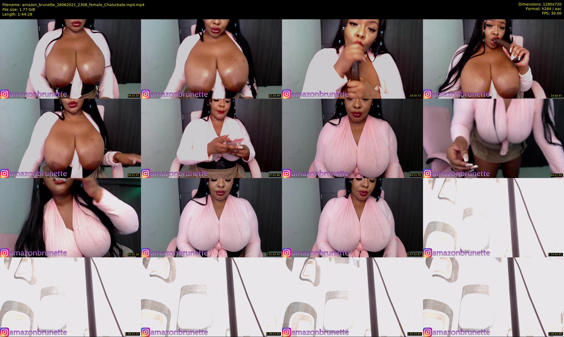 amazon_brunette — 105 minute Chaturbate female cam show recording, 720p, Jun 26, 2021