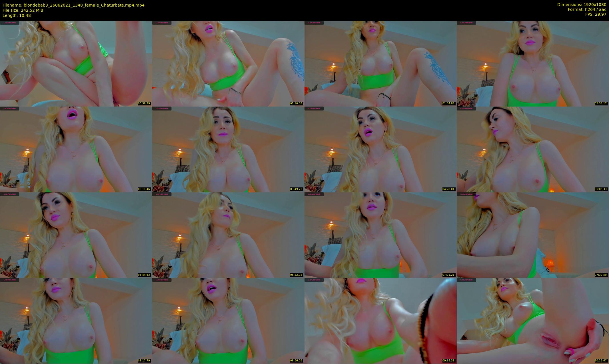 blondebab3 — 11 minute Chaturbate female cam show recording, 1080p, Jun 26, 2021