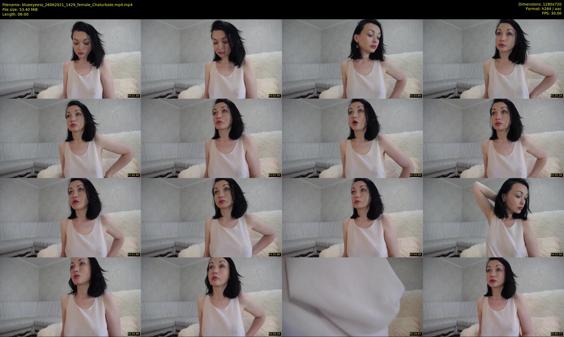 blueeyeess — 6 minute Chaturbate female cam show recording, 720p, Jun 26, 2021