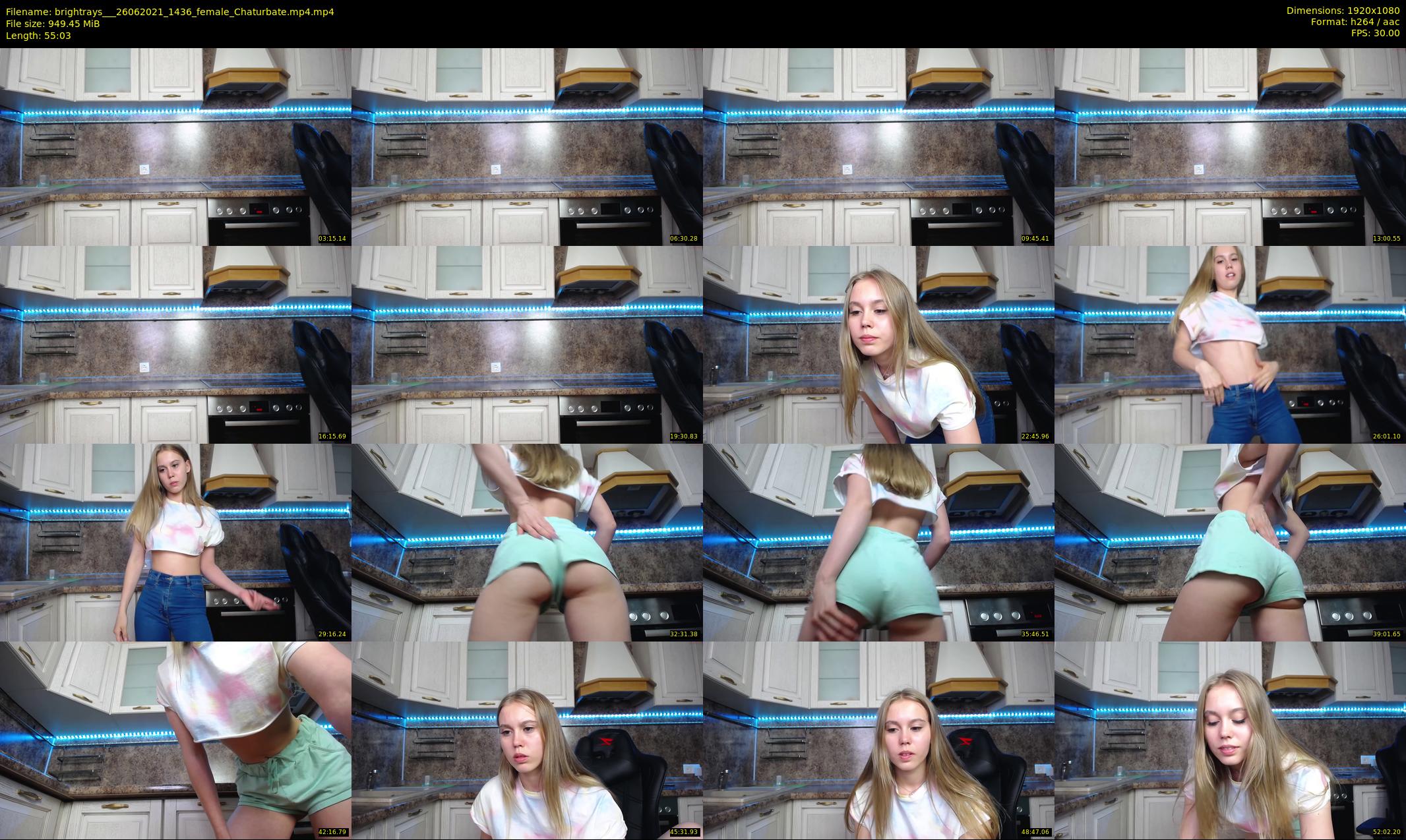 brightrays__ — 56 minute Chaturbate female cam show recording, 1080p, Jun 26, 2021