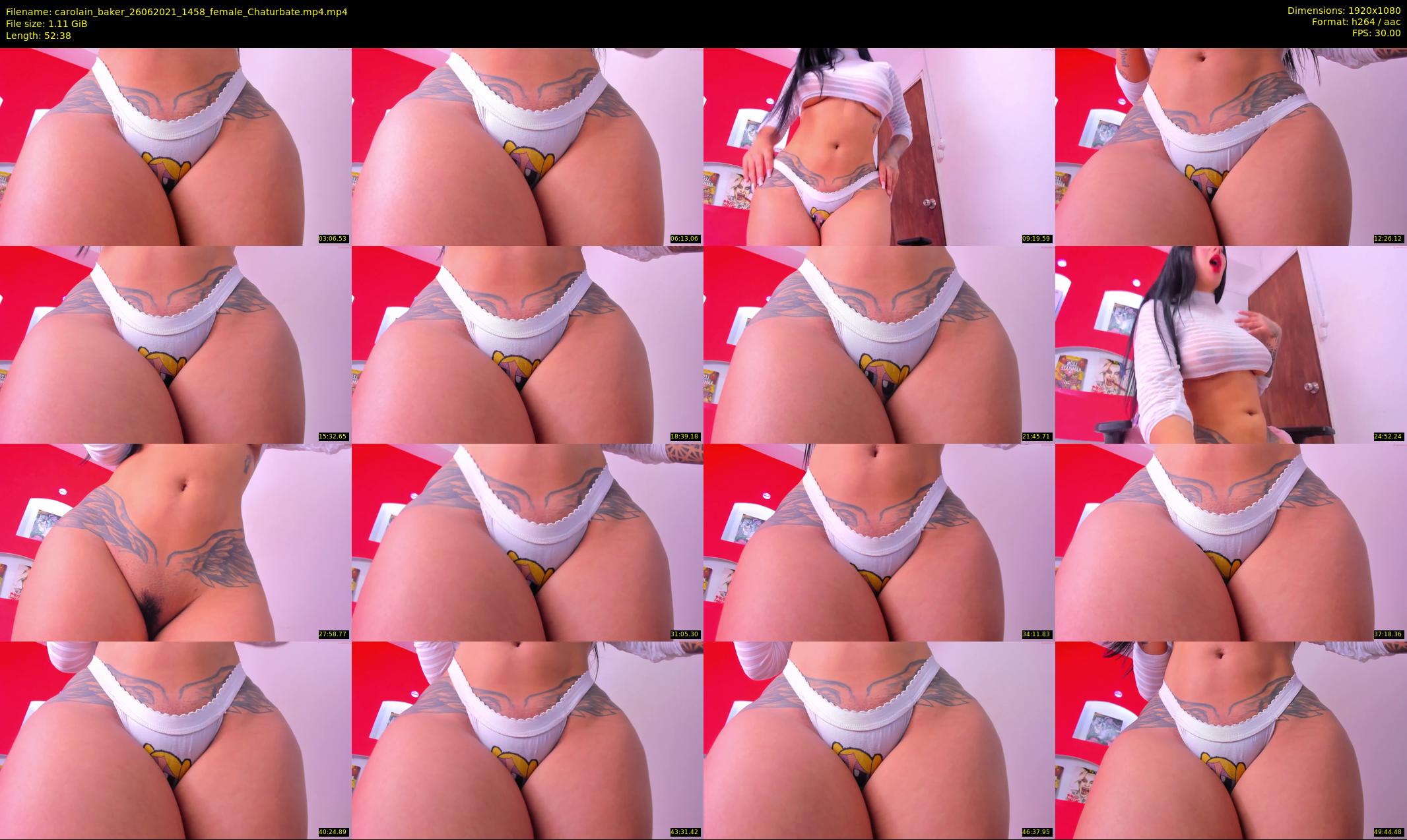 carolain_baker — 53 minute Chaturbate female cam show recording, 1080p, Jun 26, 2021