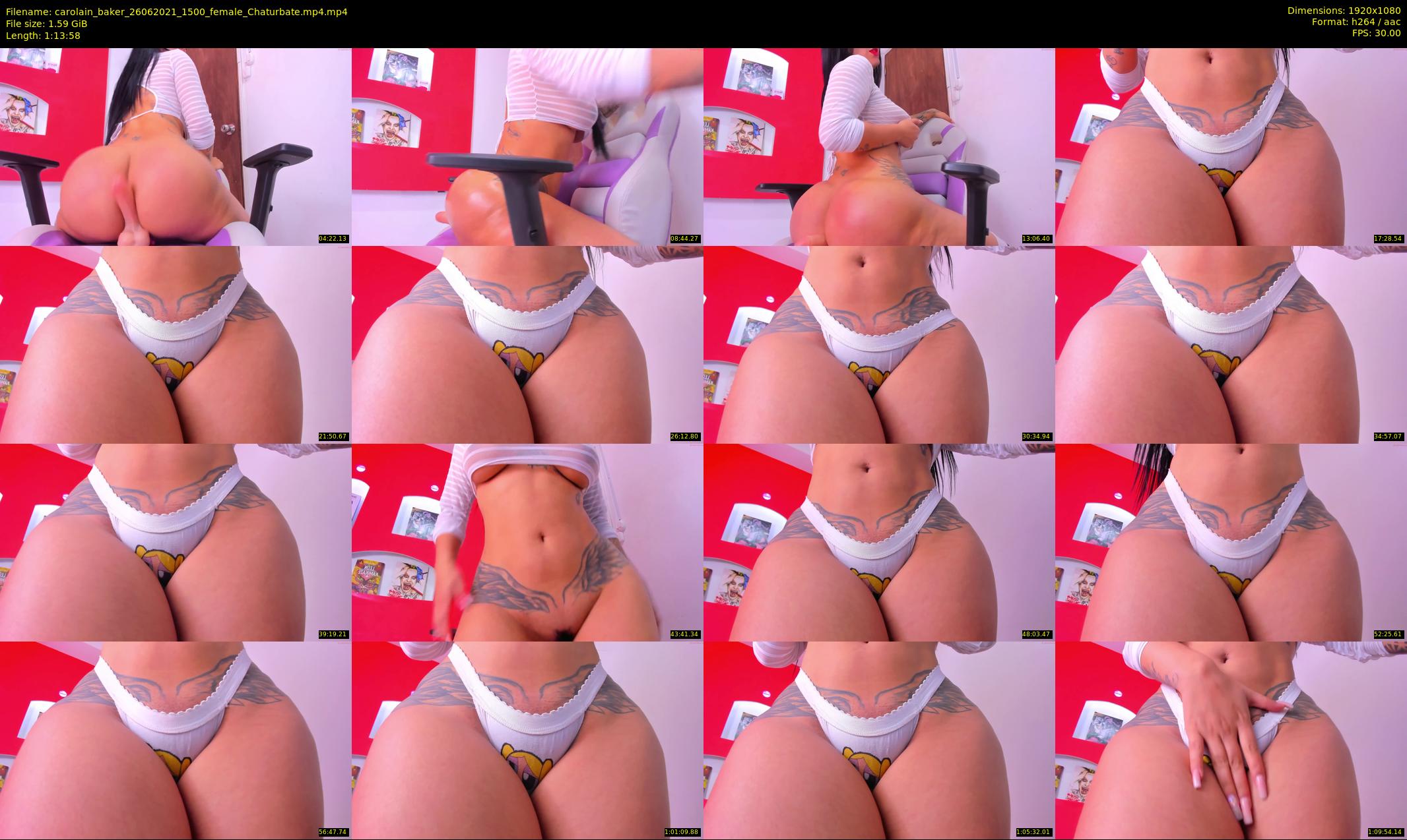 carolain_baker — 74 minute Chaturbate female cam show recording, 1080p, Jun 26, 2021