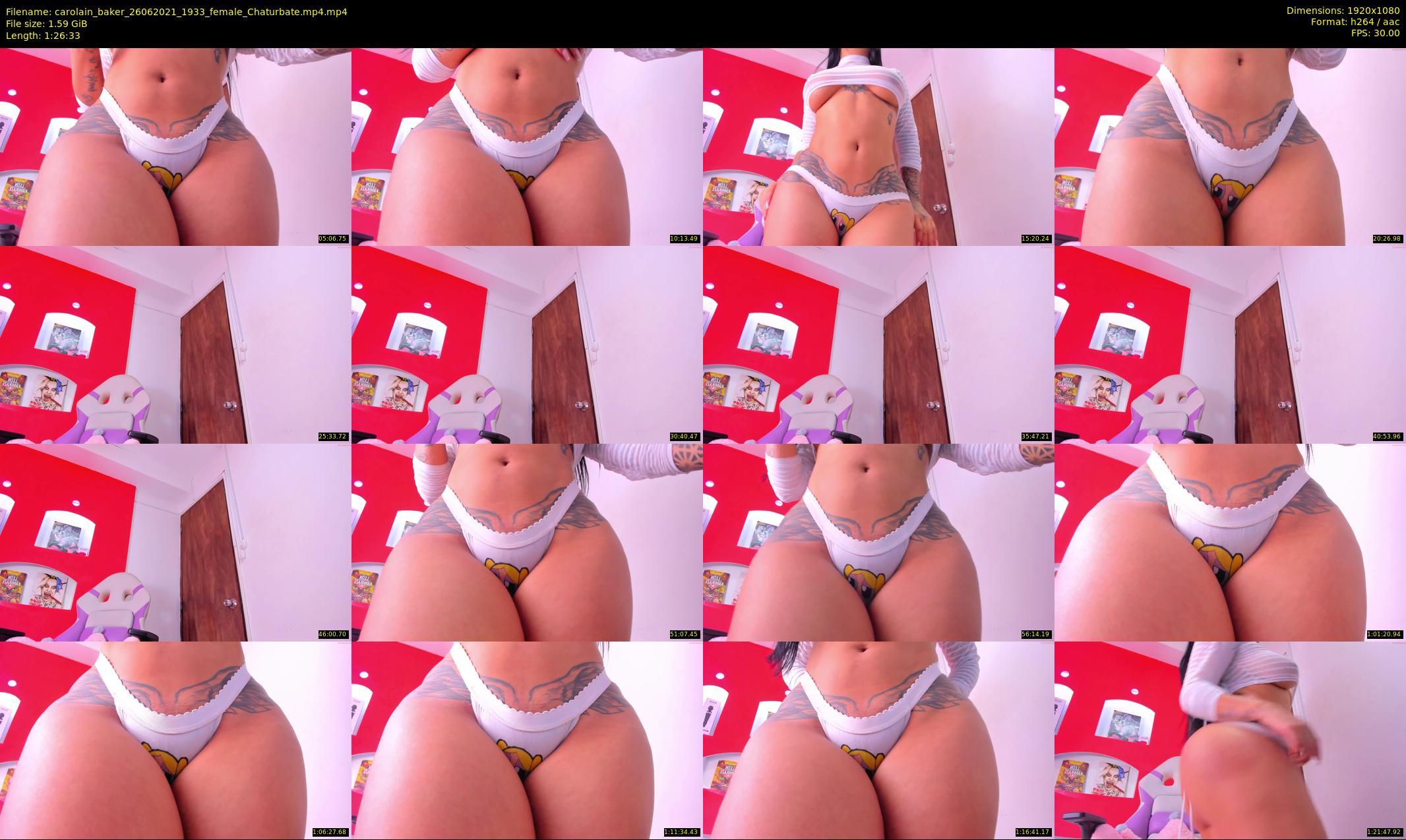 carolain_baker — 87 minute Chaturbate female cam show recording, 1080p, Jun 26, 2021