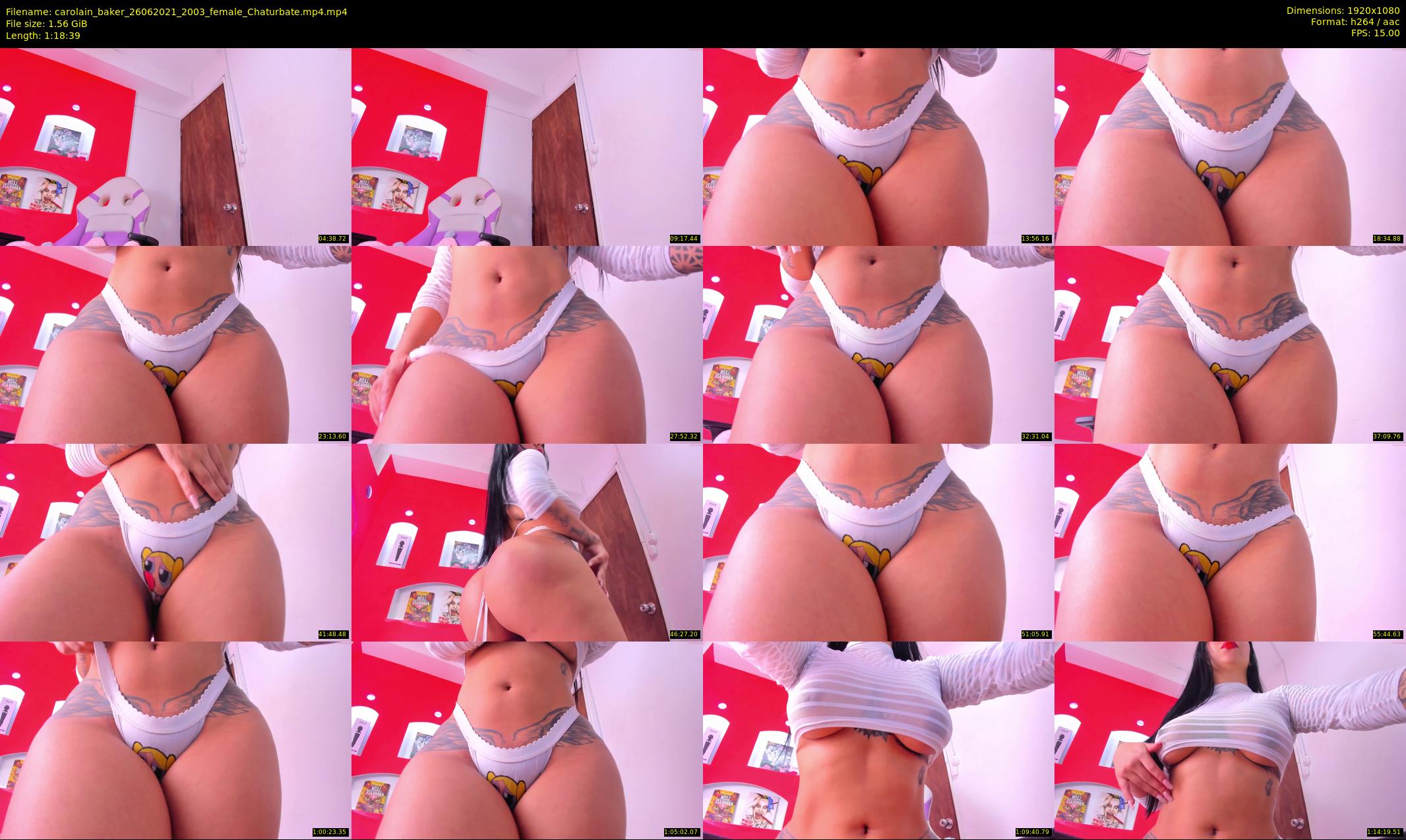 carolain_baker — 79 minute Chaturbate female cam show recording, 1080p, Jun 26, 2021