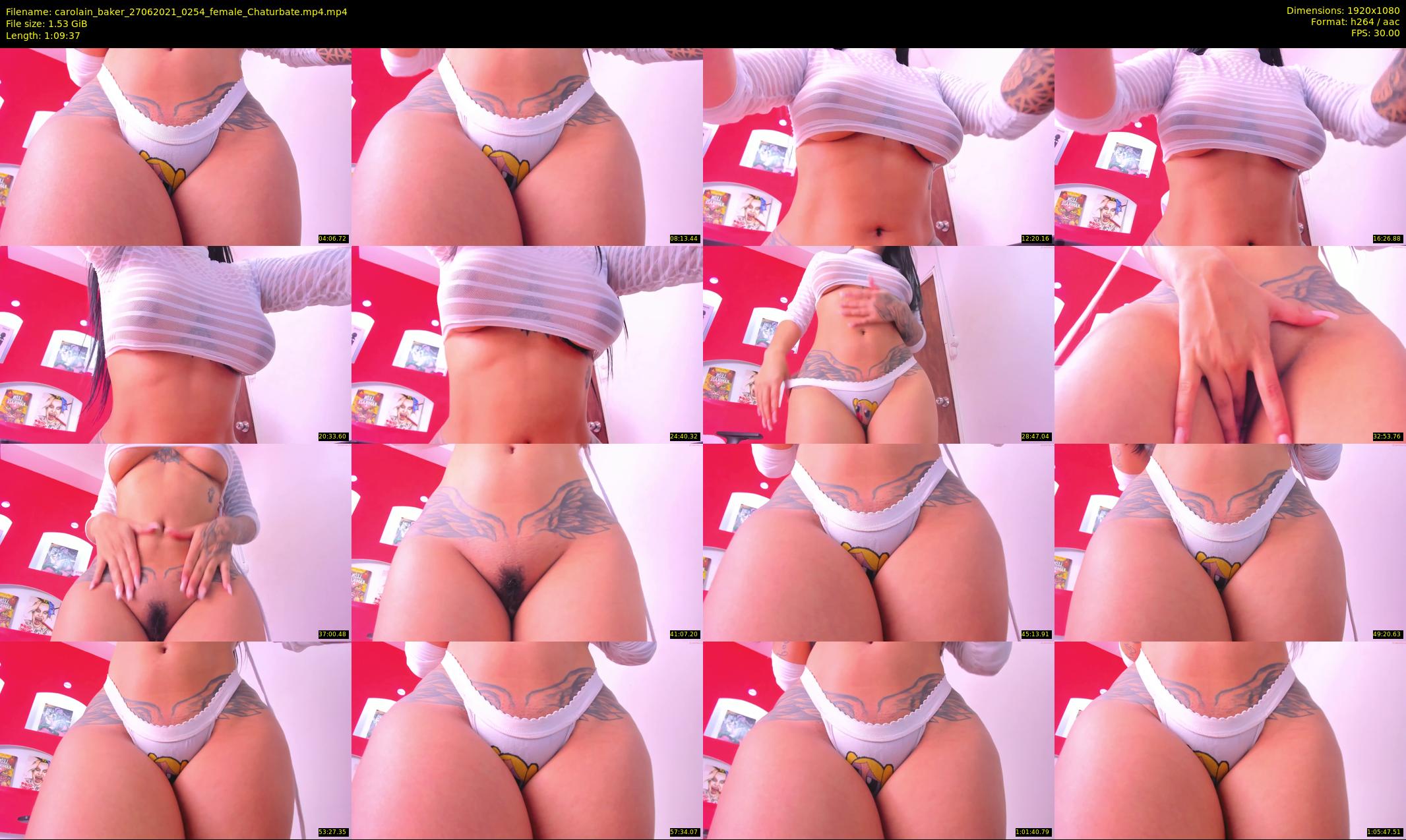 carolain_baker — 70 minute Chaturbate female cam show recording, 1080p, Jun 27, 2021