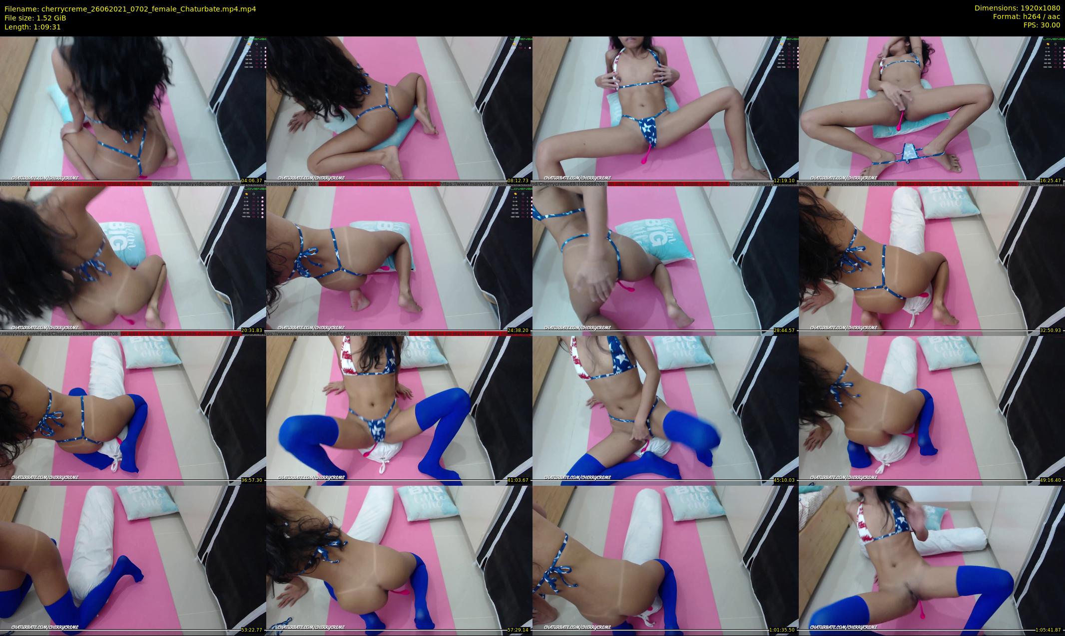 cherrycreme — 70 minute Chaturbate female cam show recording, 1080p, Jun 26, 2021