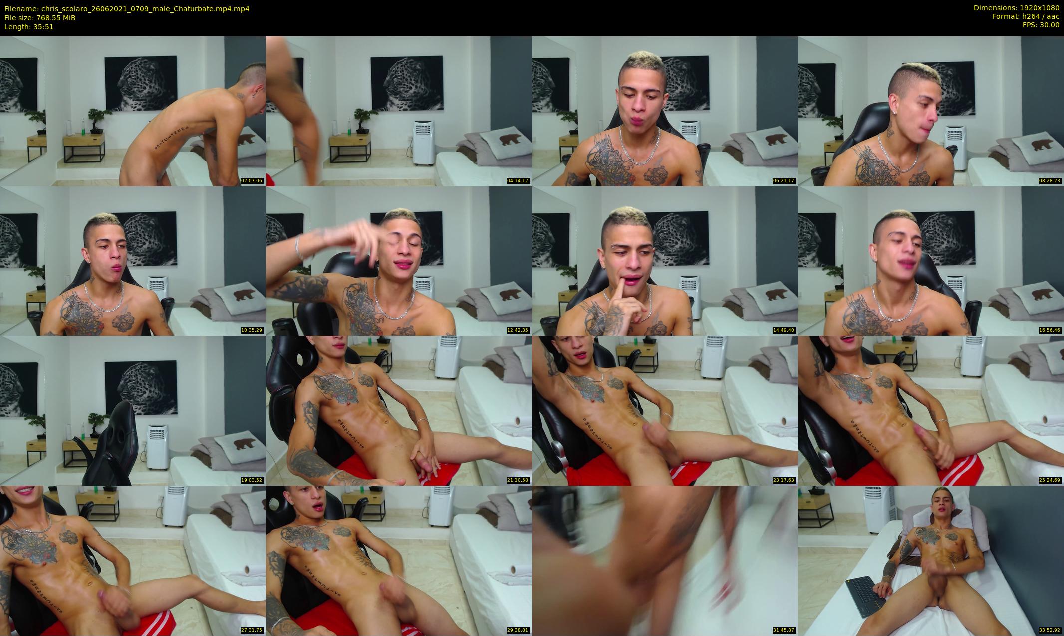 chris_scolaro — 36 minute Chaturbate male cam show recording, 1080p, Jun 26, 2021
