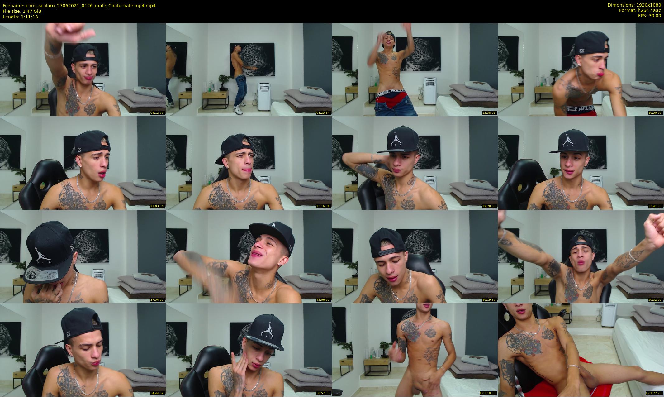 chris_scolaro — 72 minute Chaturbate male cam show recording, 1080p, Jun 27, 2021