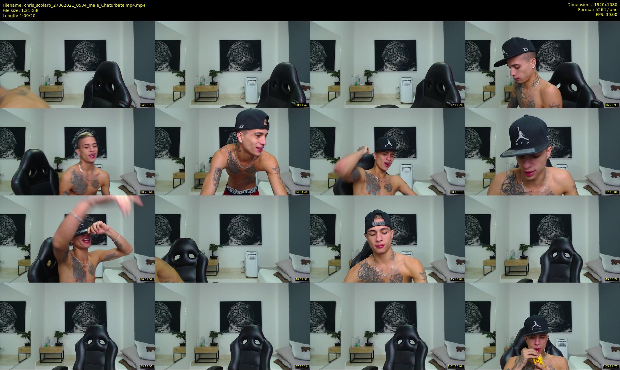 chris_scolaro — 70 minute Chaturbate male cam show recording, 1080p, Jun 27, 2021