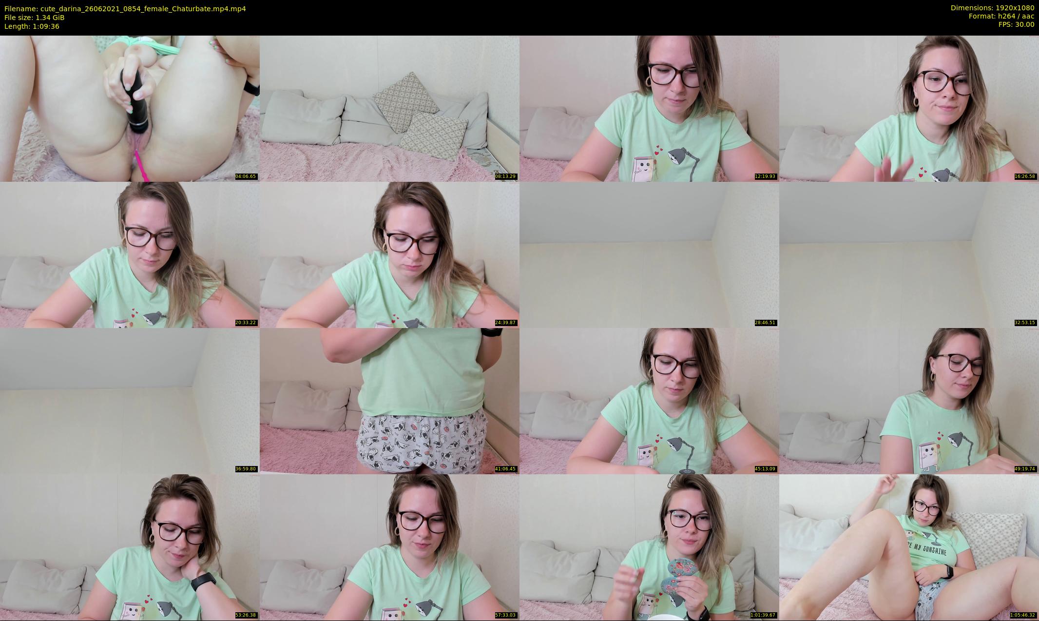 cute_darina — 70 minute Chaturbate female cam show recording, 1080p, Jun 26, 2021