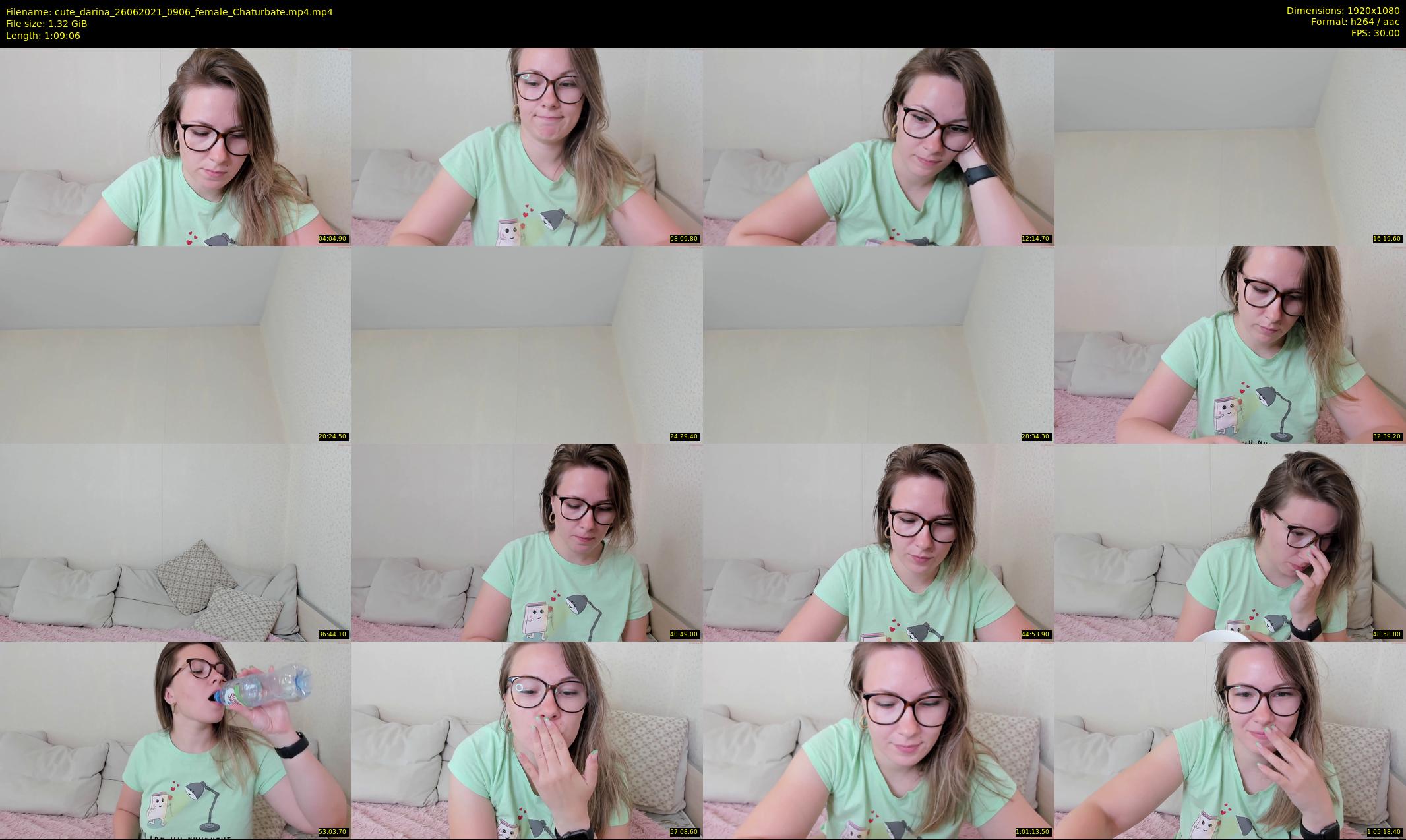 cute_darina — 70 minute Chaturbate female cam show recording, 1080p, Jun 26, 2021