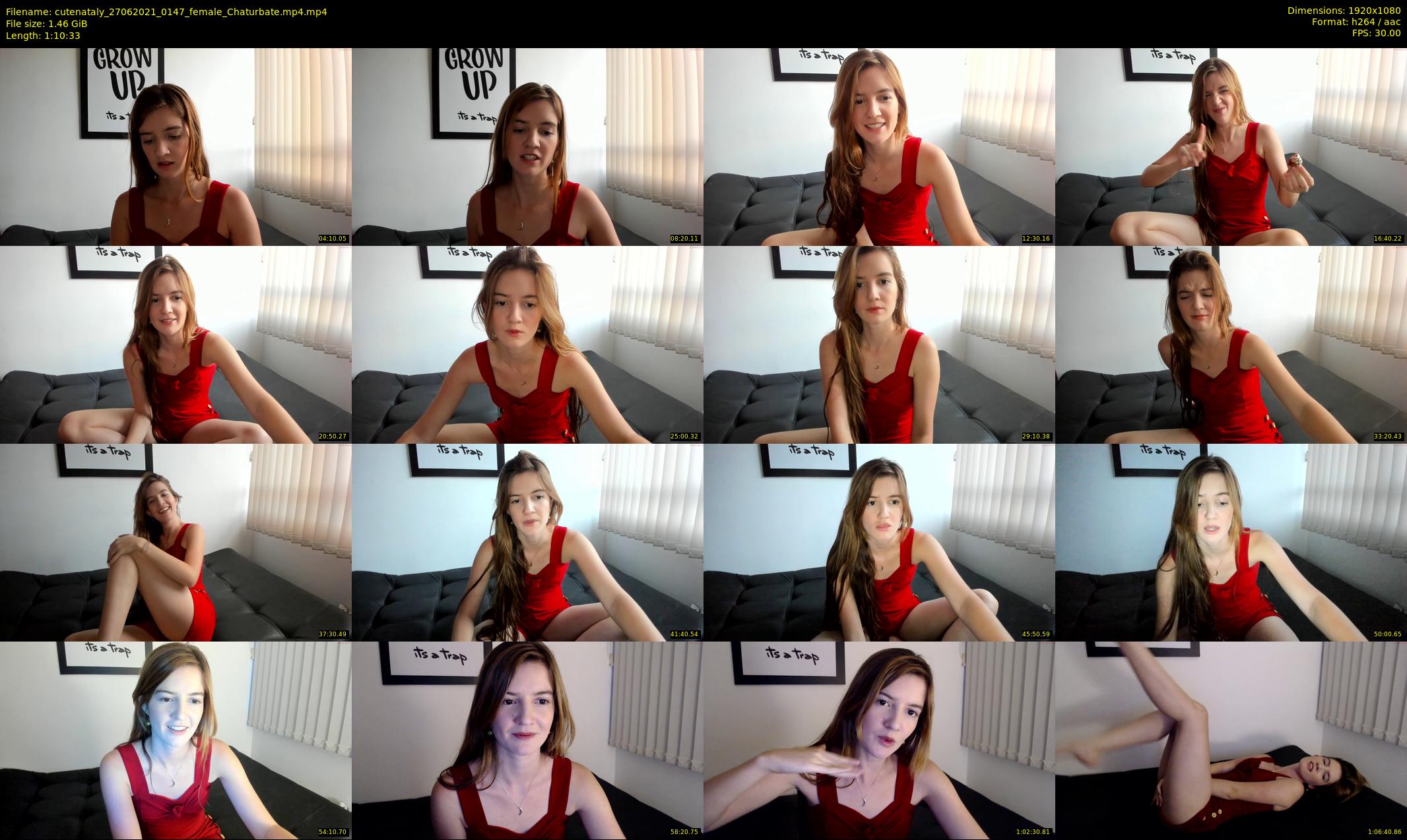 cutenataly — 71 minute Chaturbate female cam show recording, 1080p, Jun 27, 2021