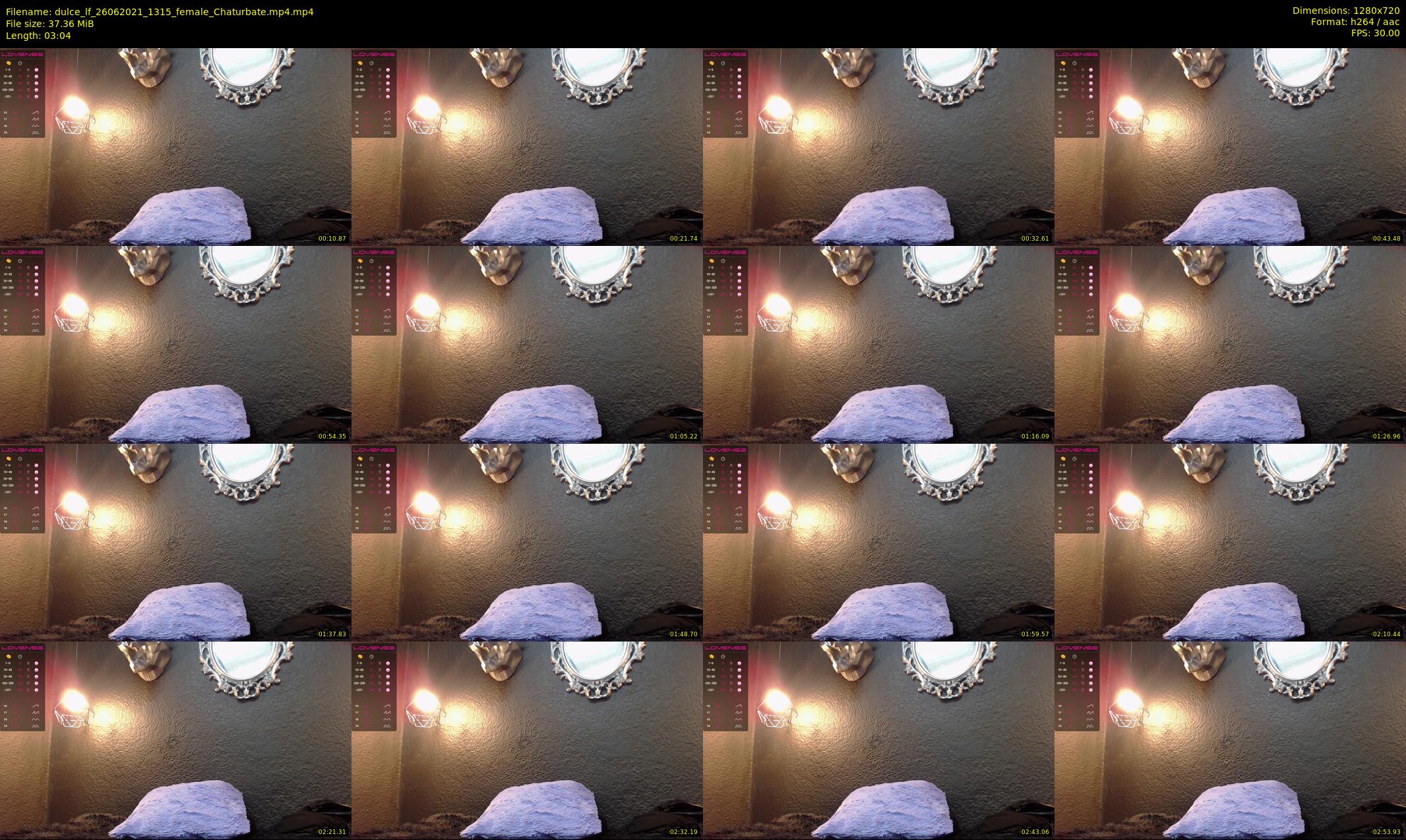 dulce_lf — 4 minute Chaturbate female cam show recording, 720p, Jun 26, 2021