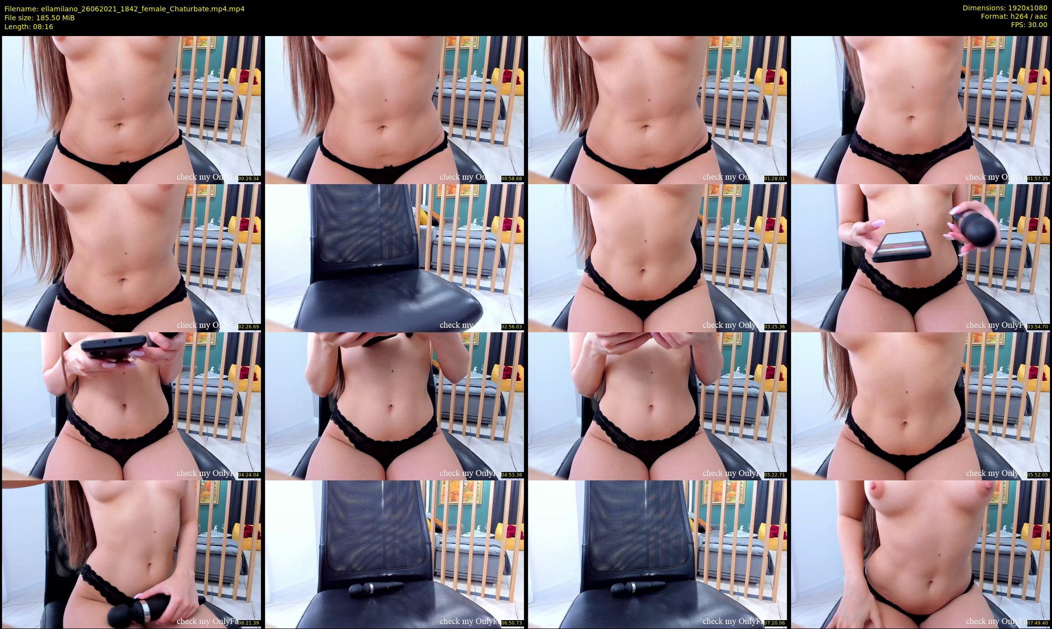 ellamilano — 9 minute Chaturbate female cam show recording, 1080p, Jun 26, 2021