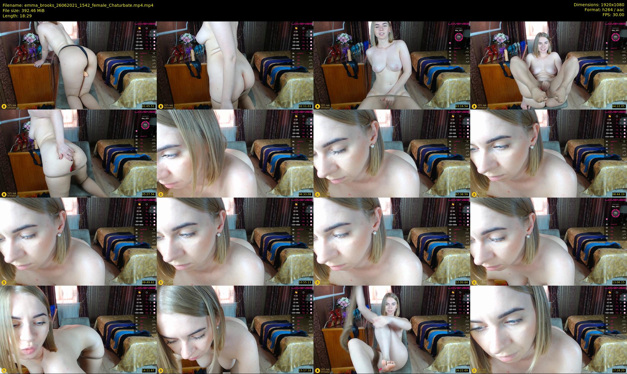 emma_brooks — 19 minute Chaturbate female cam show recording, 1080p, Jun 26, 2021
