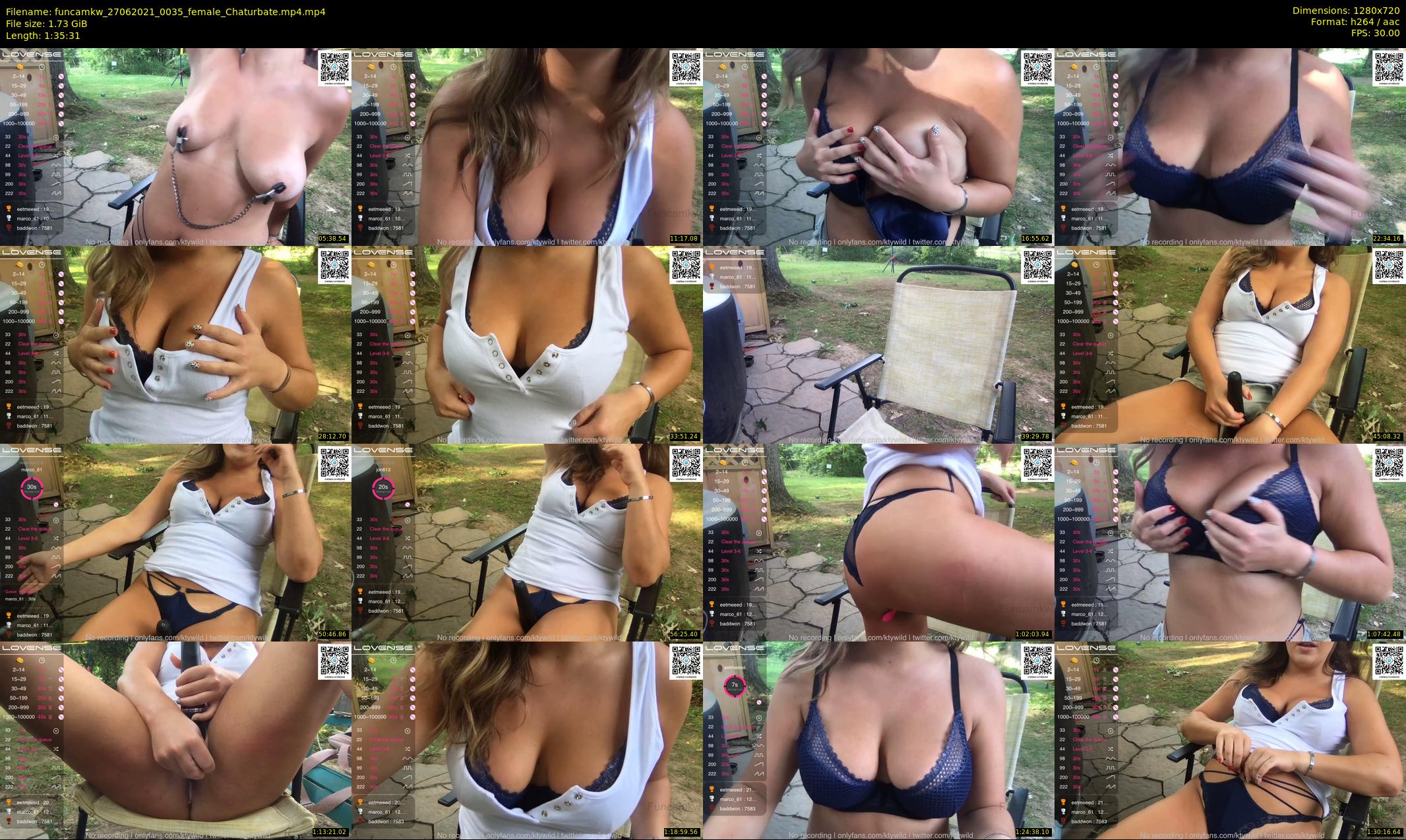 funcamkw — 96 minute Chaturbate female cam show recording, 720p, Jun 27, 2021