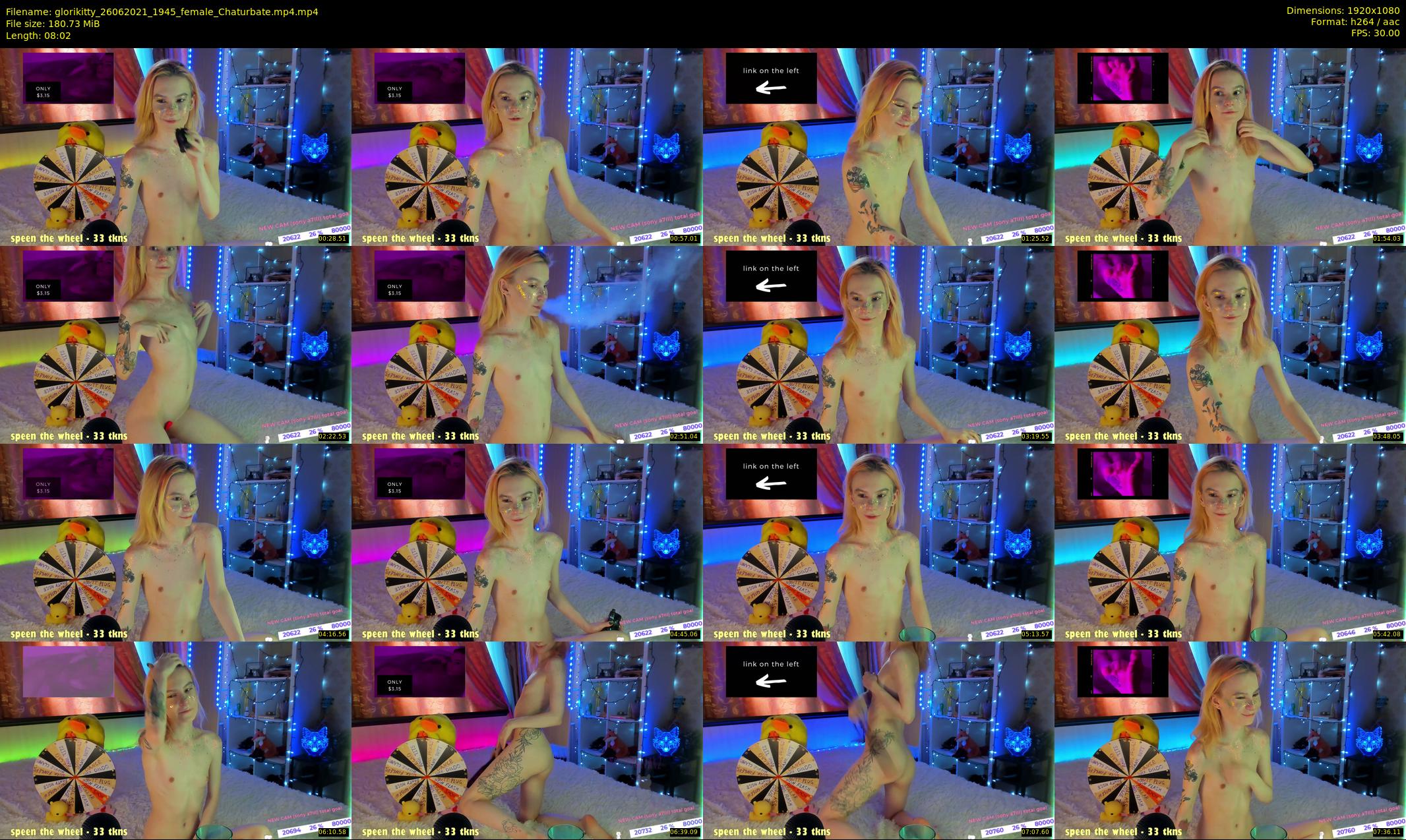 glorikitty — 9 minute Chaturbate female cam show recording, 1080p, Jun 26, 2021