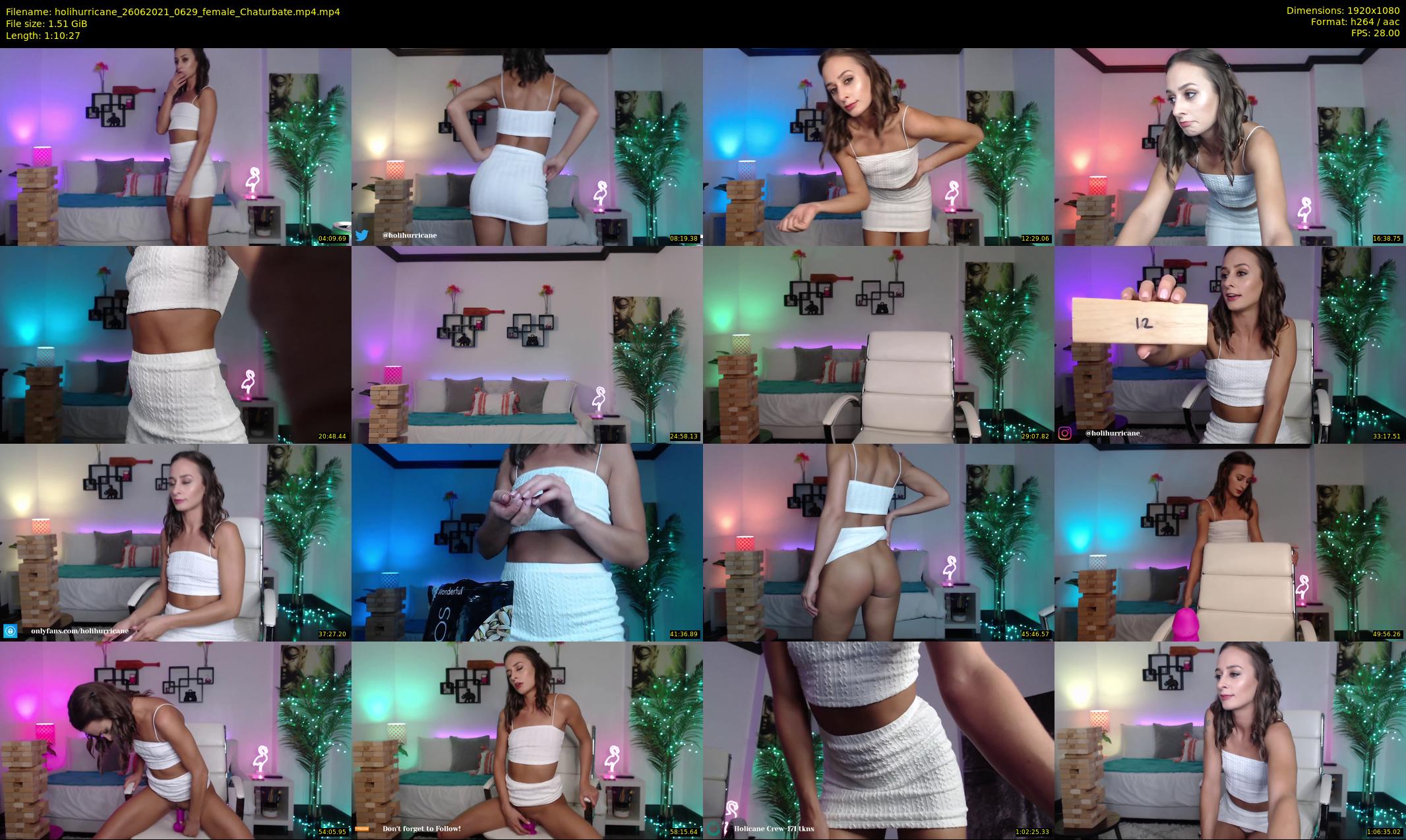 holihurricane — 71 minute Chaturbate female cam show recording, 1080p, Jun 26, 2021