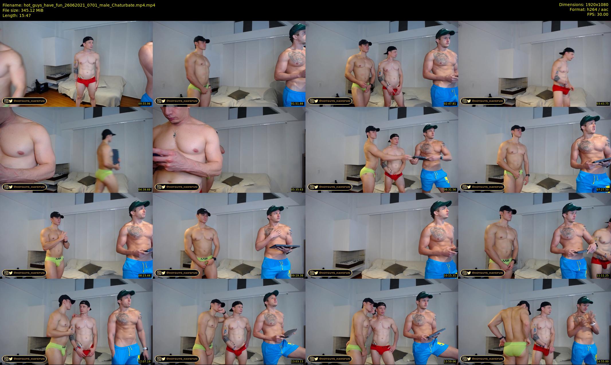 hot_guys_have_fun — 16 minute Chaturbate male cam show recording, 1080p, Jun 26, 2021