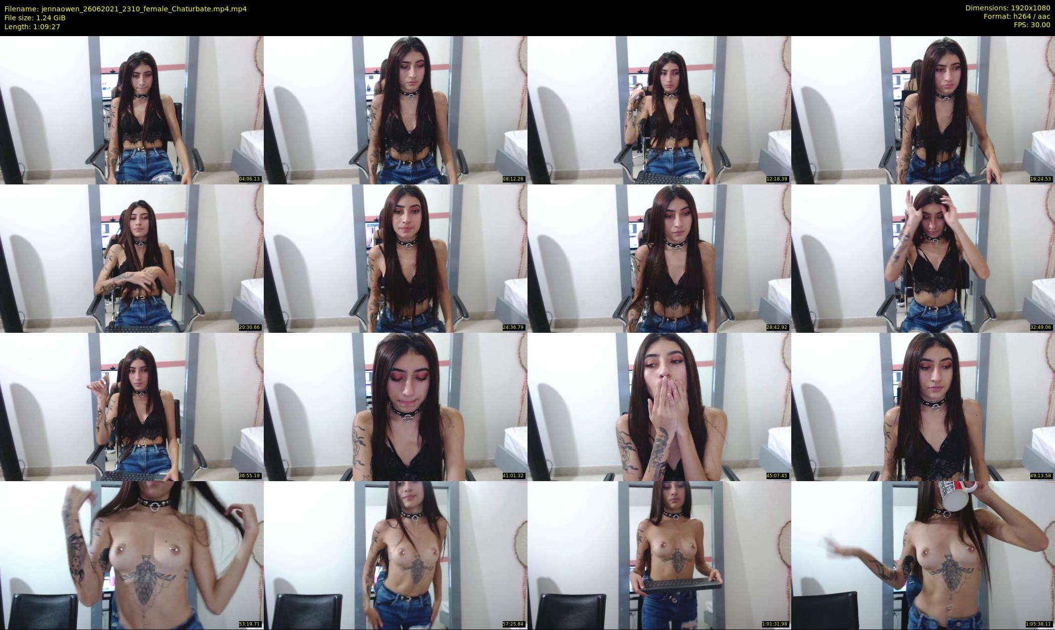jennaowen — 70 minute Chaturbate female cam show recording, 1080p, Jun 26, 2021