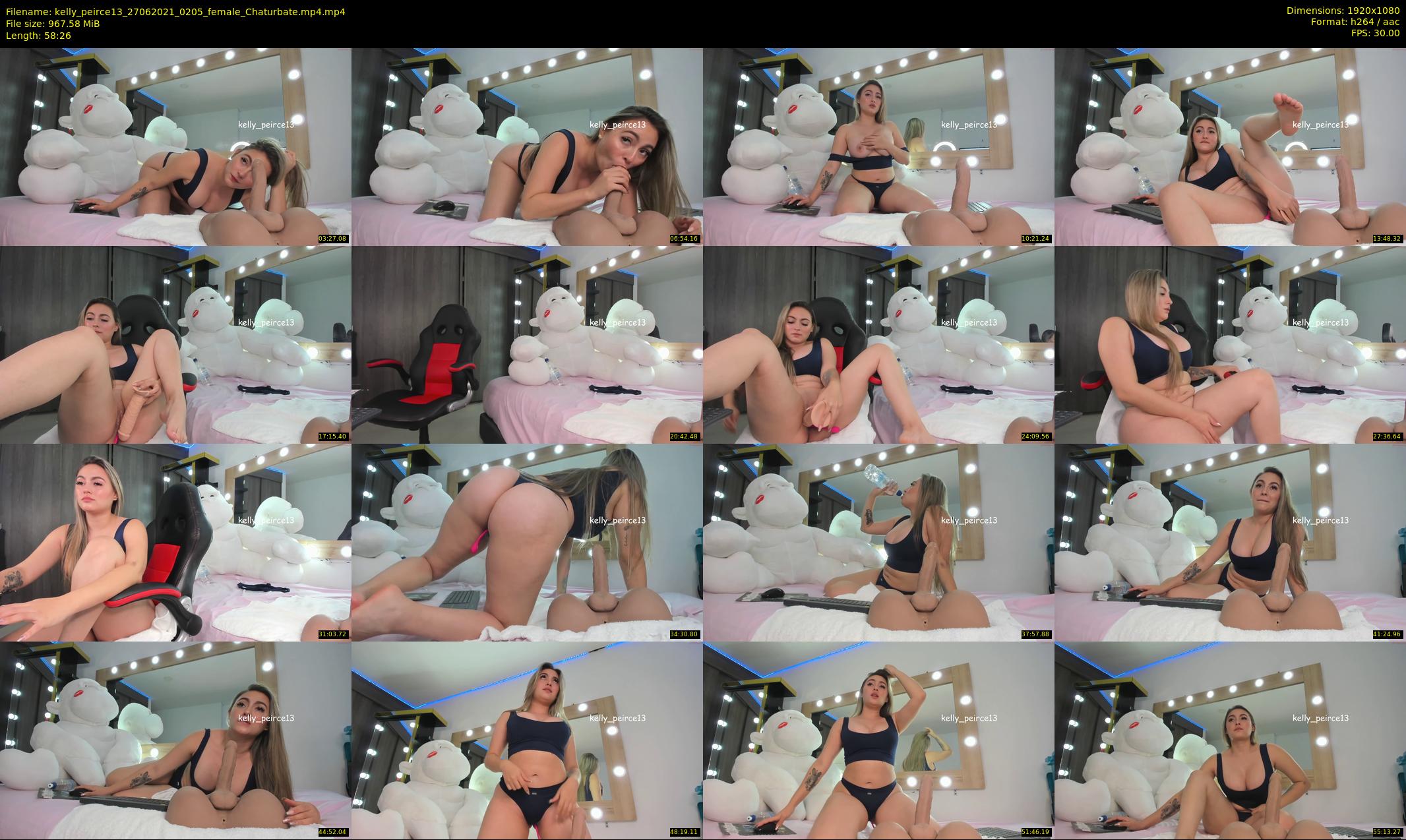 kelly_peirce13 — 59 minute Chaturbate female cam show recording, 1080p, Jun 27, 2021