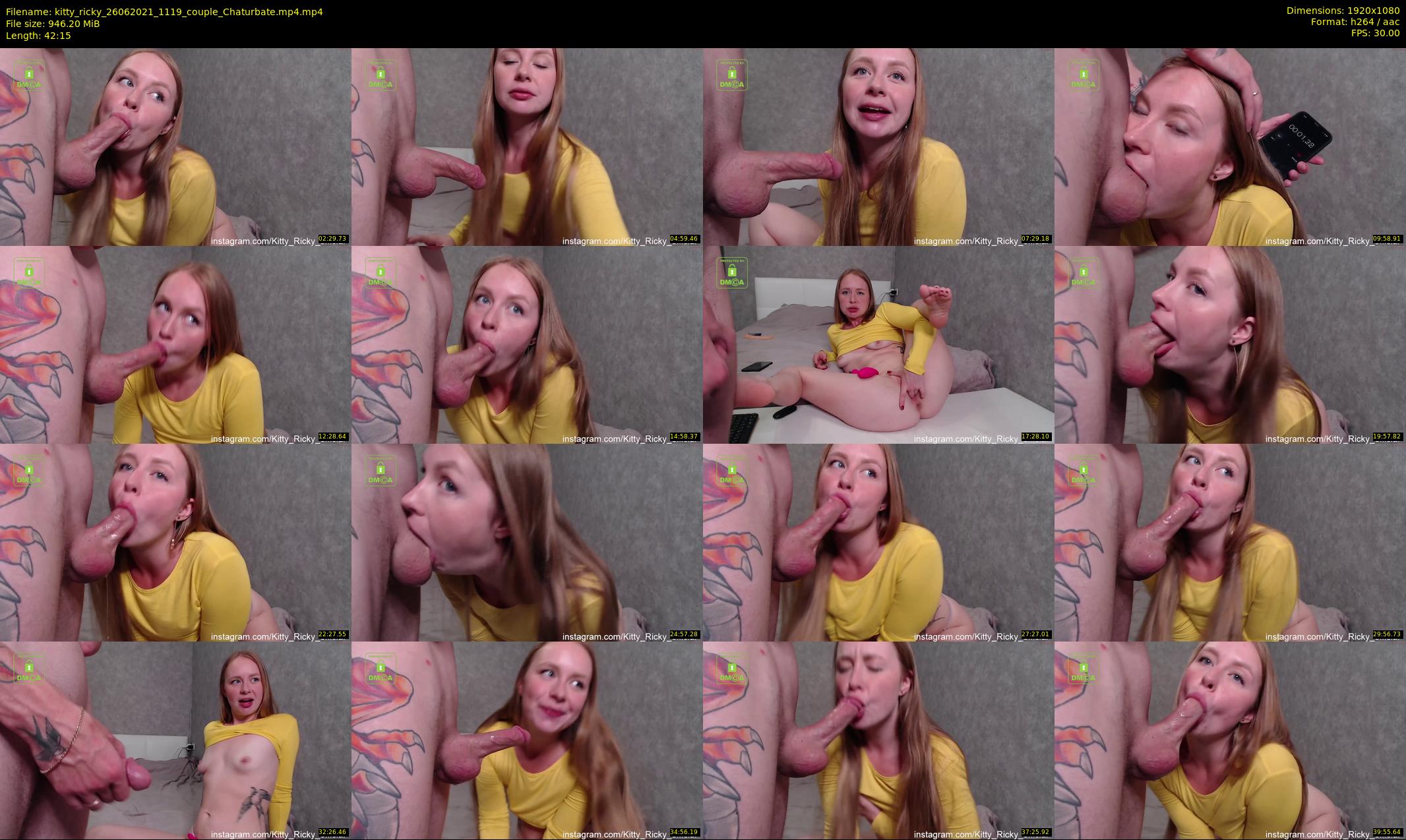 kitty_ricky — 43 minute Chaturbate couple cam show recording, 1080p, Jun 26, 2021