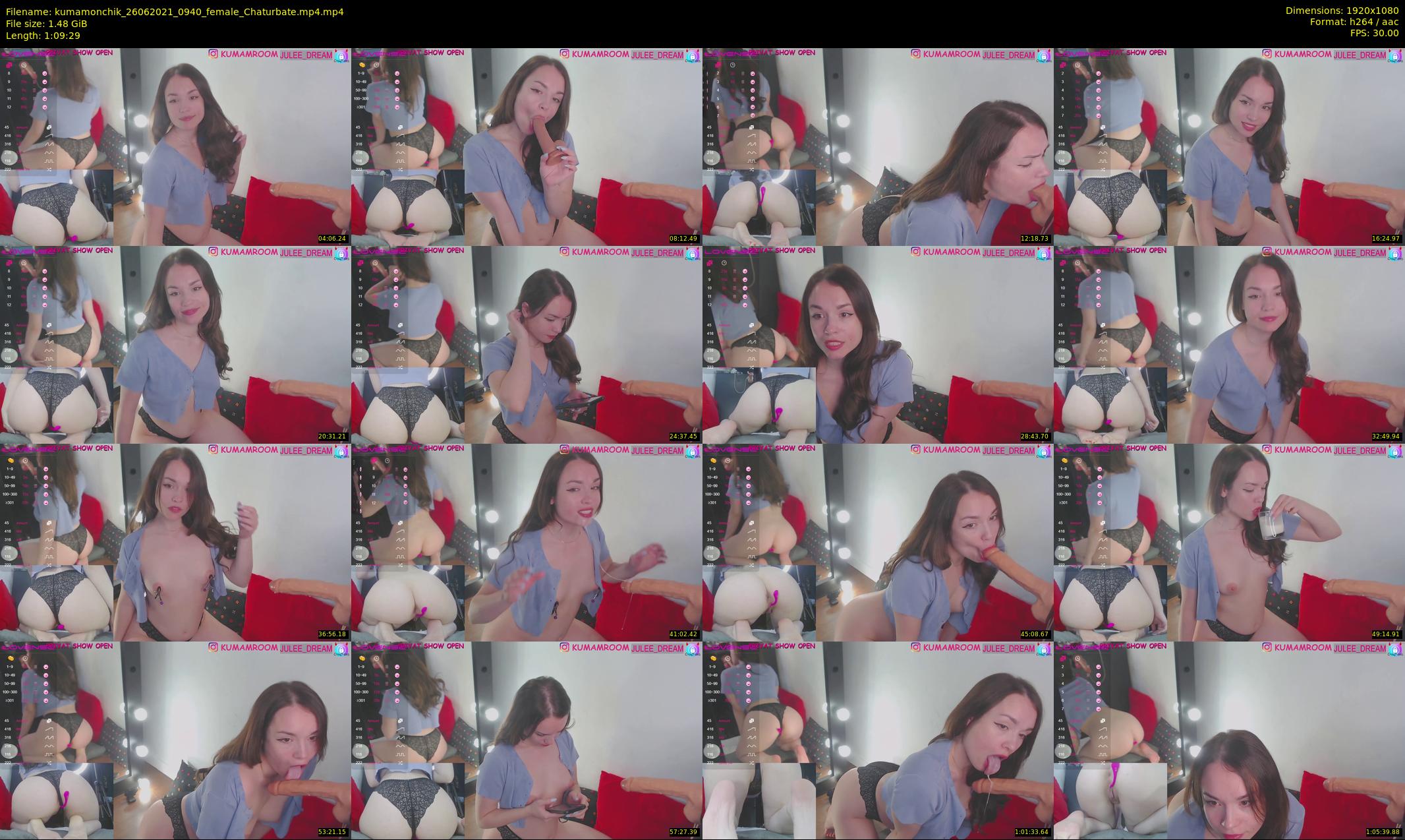 kumamonchik — 70 minute Chaturbate couple cam show recording, 1080p, Jun 26, 2021