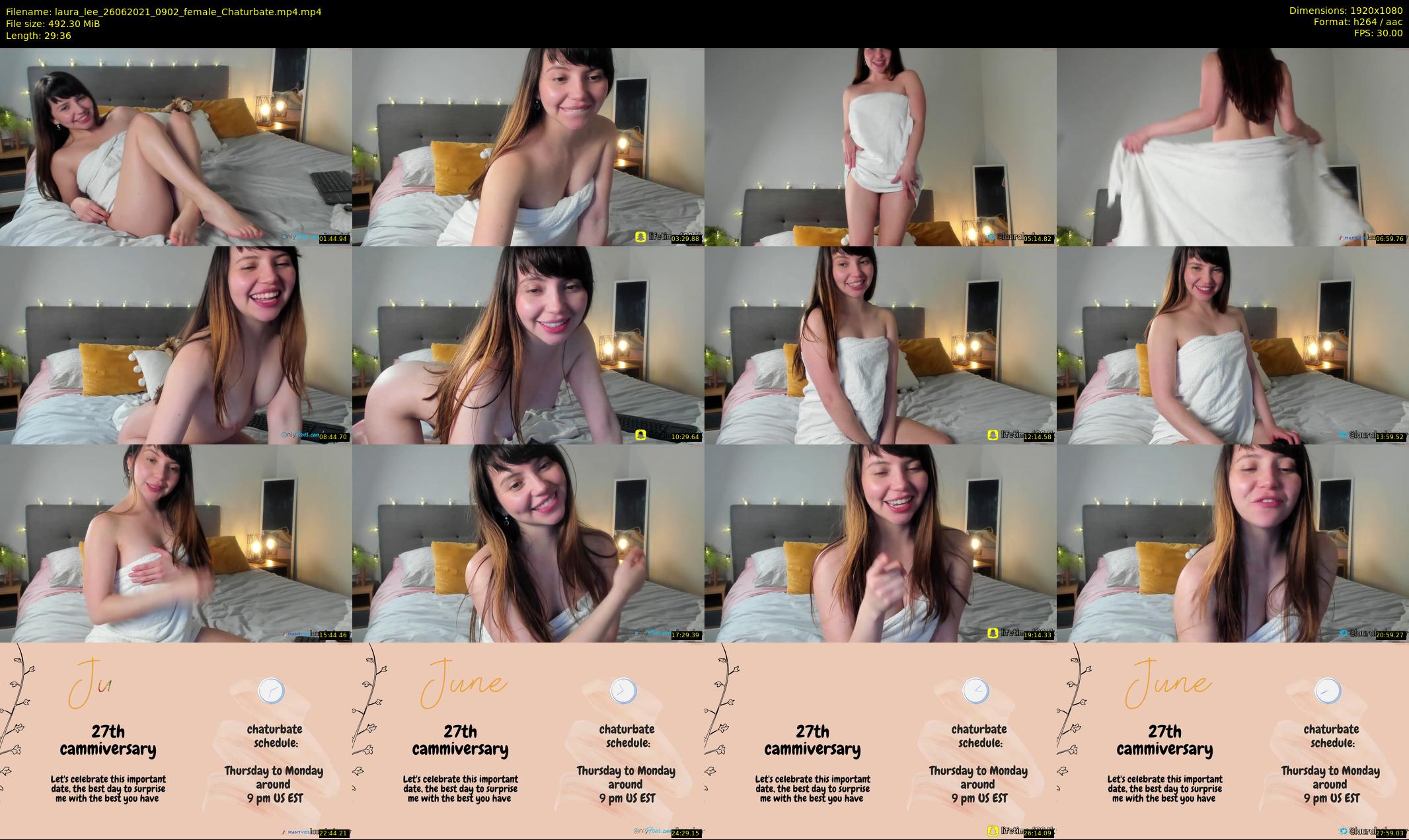 laura_lee — 30 minute Chaturbate female cam show recording, 1080p, Jun 26, 2021